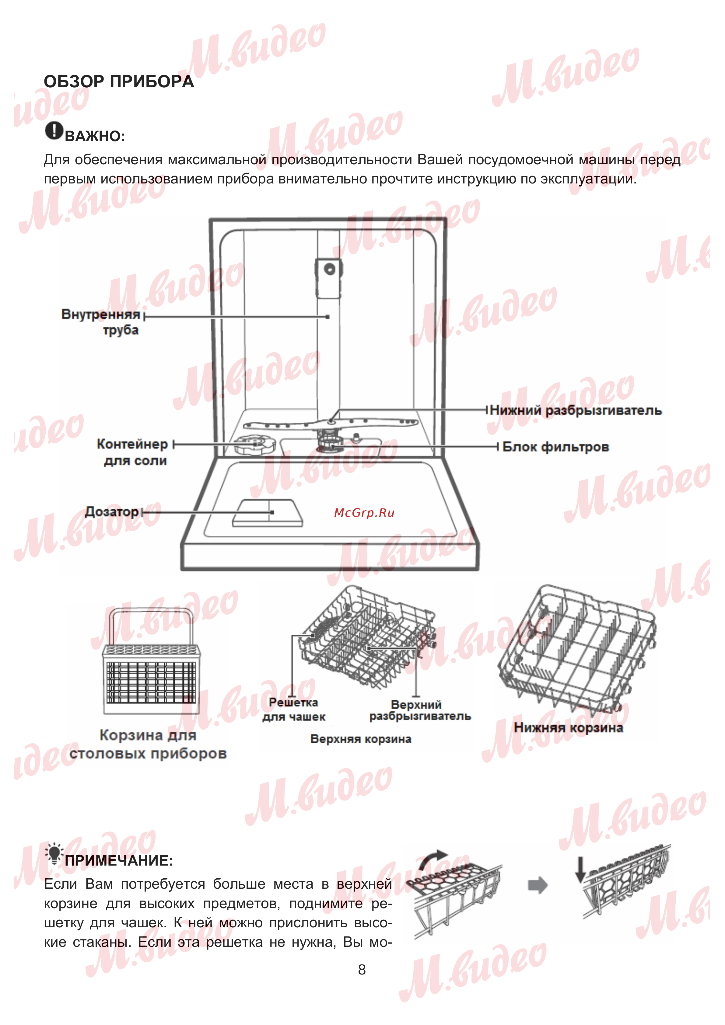 Brandt DWJ127DS Руководство по эксплуатации онлайн [8/53] 887154