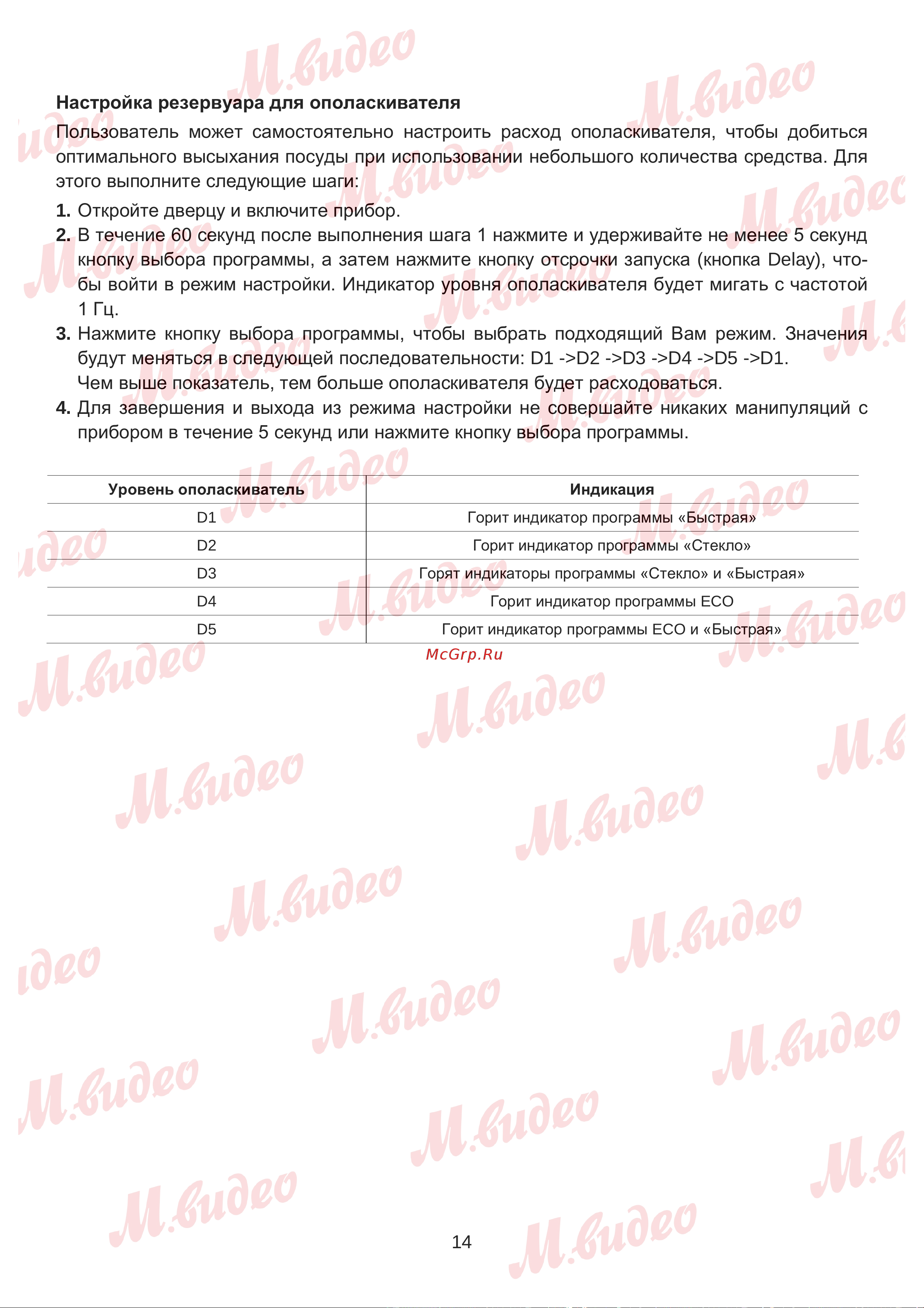 Brandt LVE134J Руководство по эксплуатации онлайн [14/50] 887157