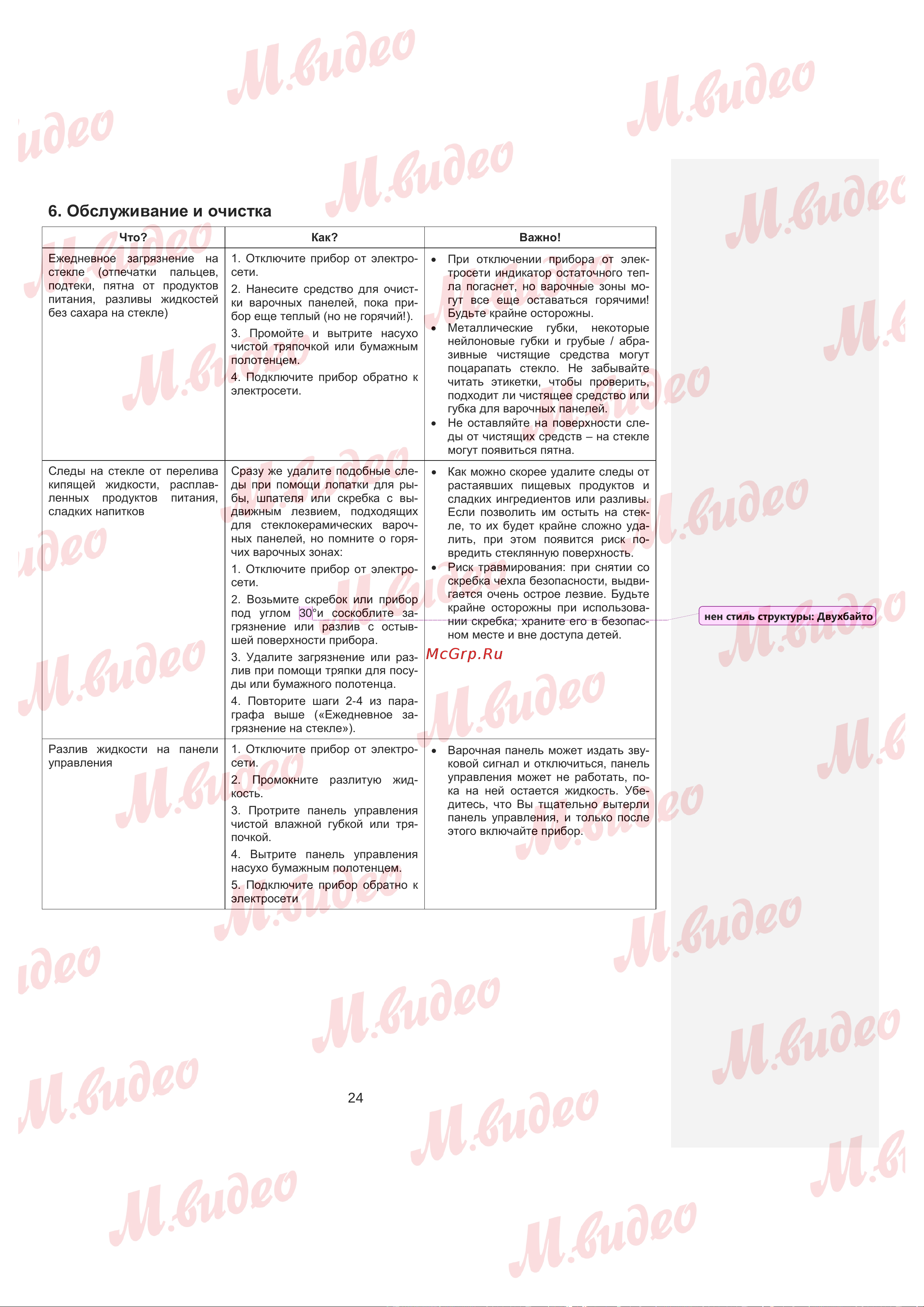 Brandt BPV6420B Руководство по эксплуатации онлайн [24/30] 887196