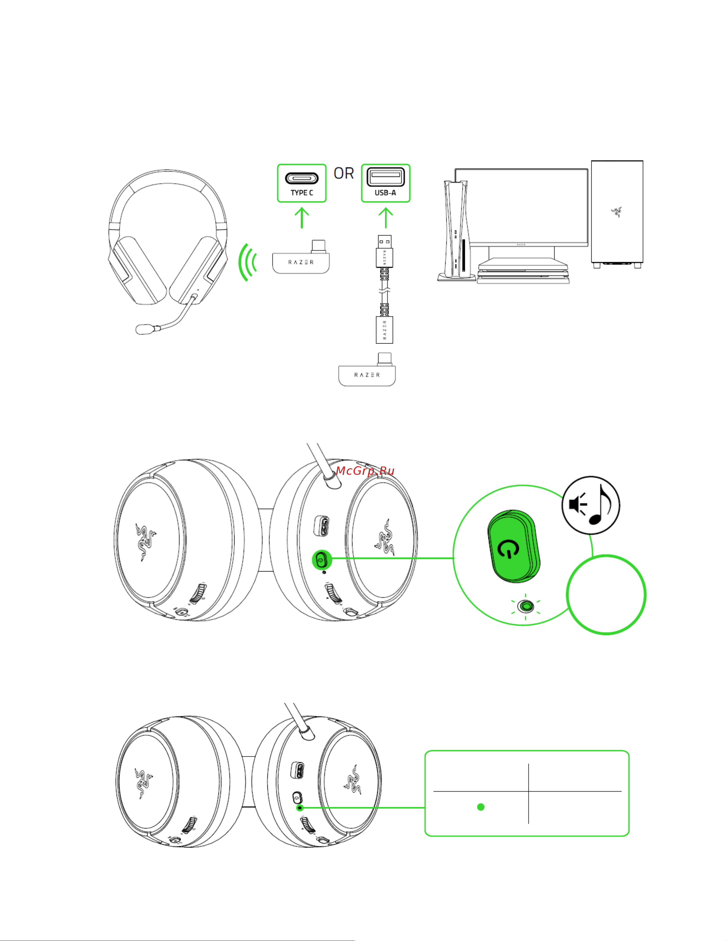 Razer Kaira (RZ04-03480100-R3M1) Руководство по эксплуатации онлайн [9/22] 887321