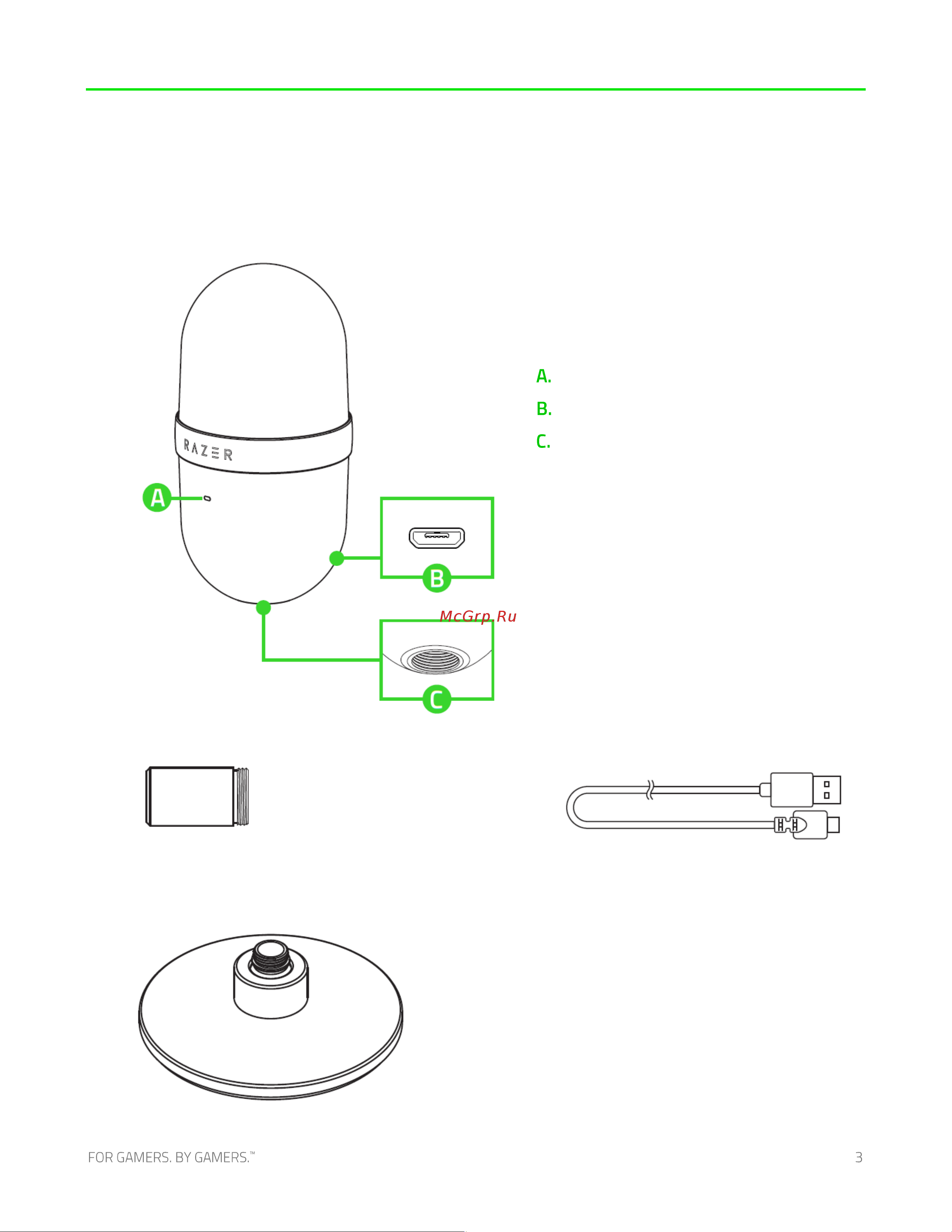 Razer Seiren Mini Quartz (RZ19-03450200-R3M1) Руководство по эксплуатации онлайн [4/12] 887335