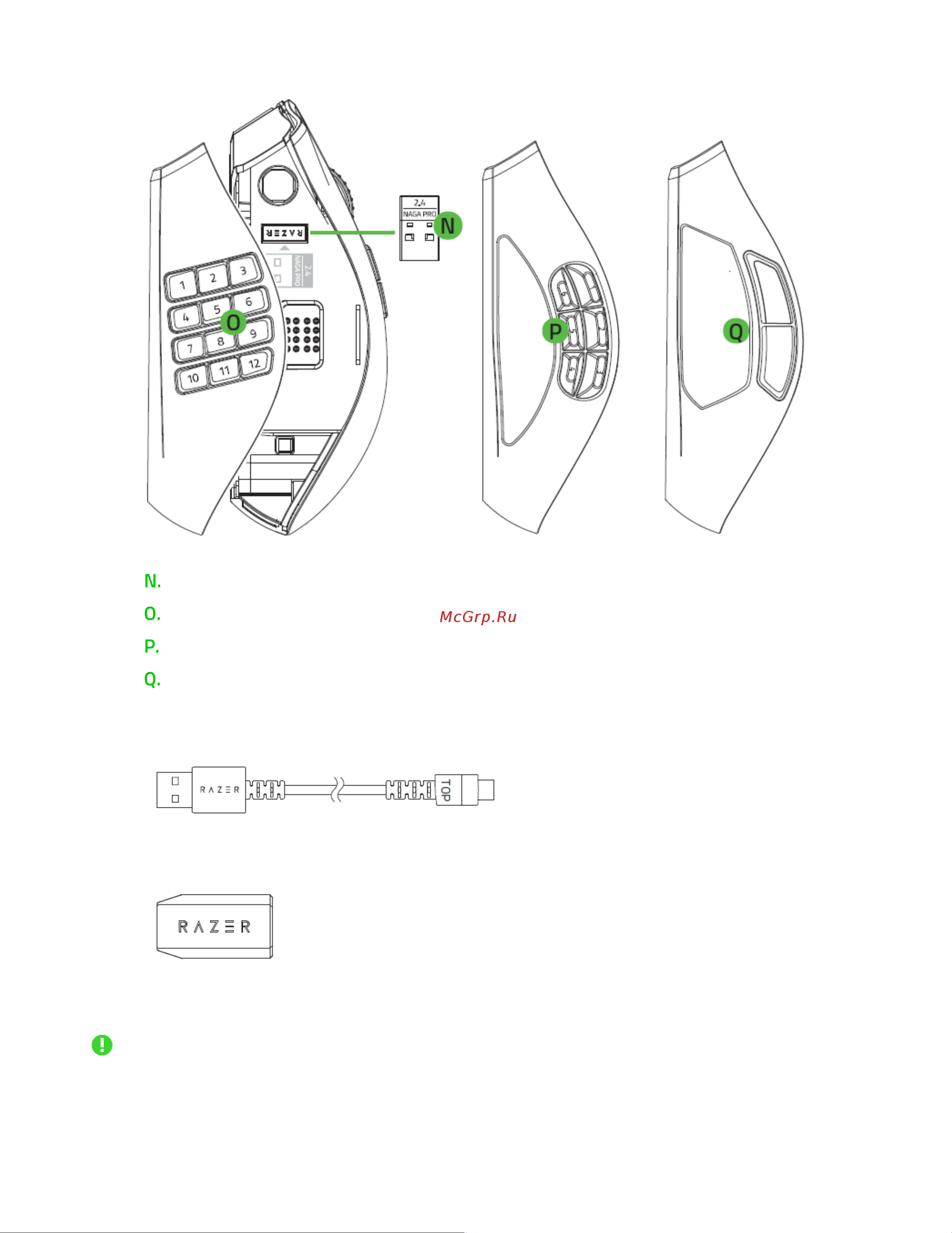Razer Naga Pro (RZ01-03420100-R3G1) Руководство по эксплуатации онлайн [5/40] 887340