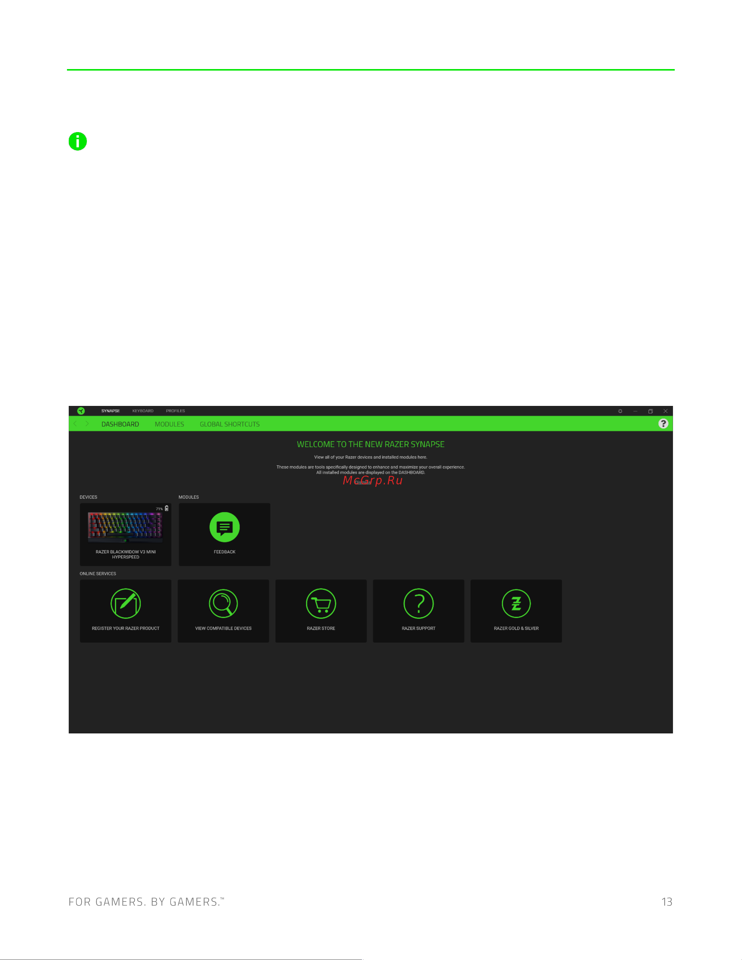 Razer BlackWidow V3 Mini (RZ03-03890700-R3R1) Руководство по эксплуатации онлайн [14/30] 887351