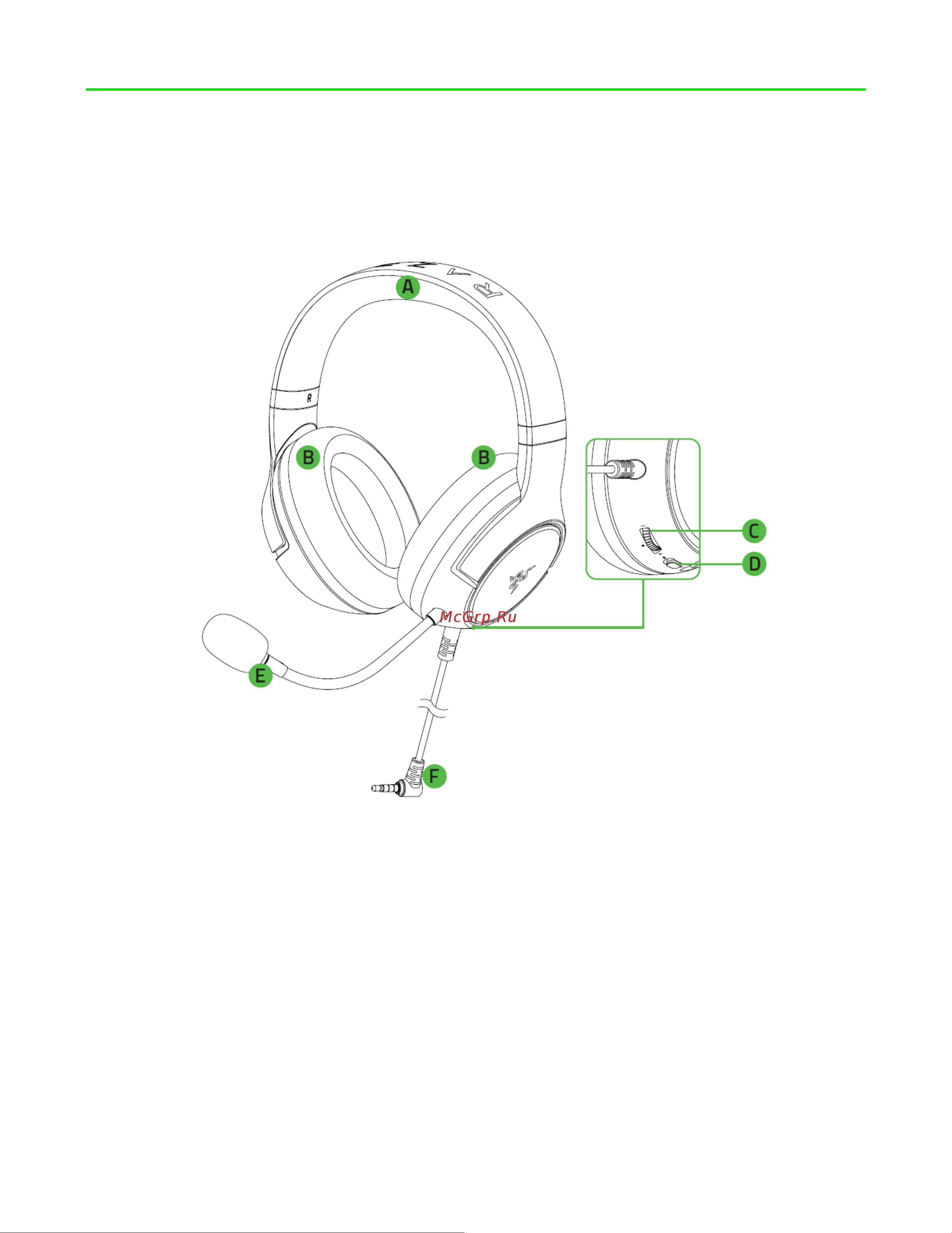 Razer Kaira X for Xbox White (RZ04-03970300-R3M1) Руководство по эксплуатации онлайн [3/12] 891095