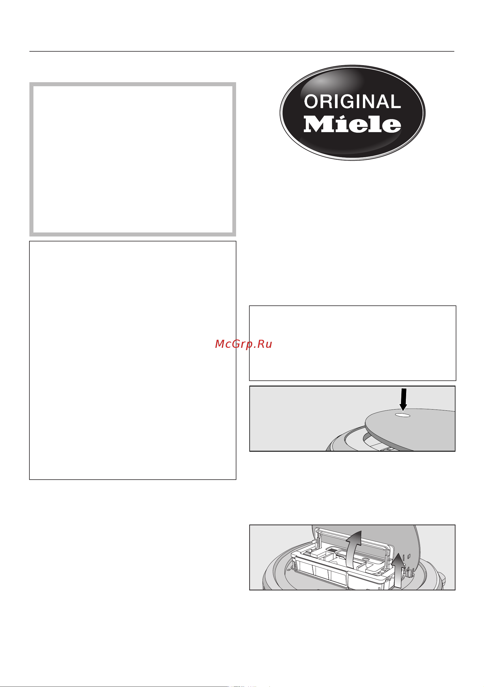 Miele SPQL0 Scout RX3 Home Vision HD Руководство по эксплуатации онлайн [28/100] 887466