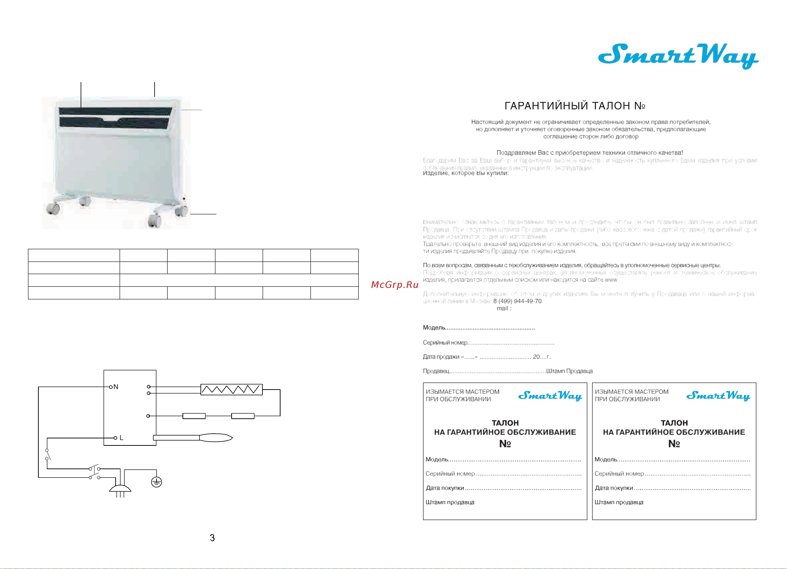 SmartWay NDC1-10DW Руководство по эксплуатации онлайн [4/6] 887534