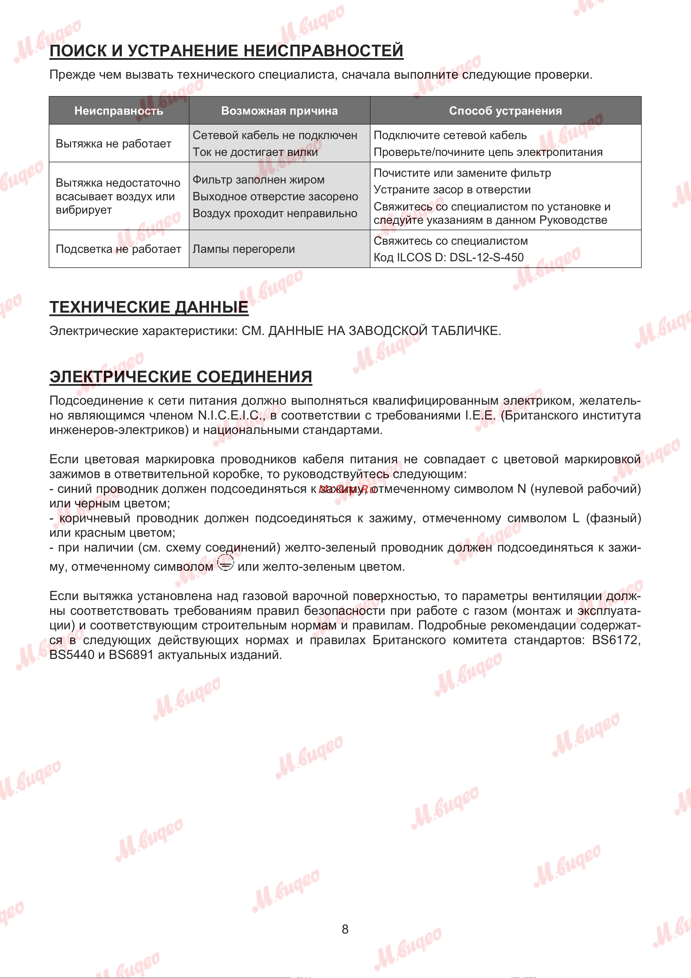Kuppersbusch DW 9880.0 S8 Руководство по эксплуатации онлайн [8/20] 887547