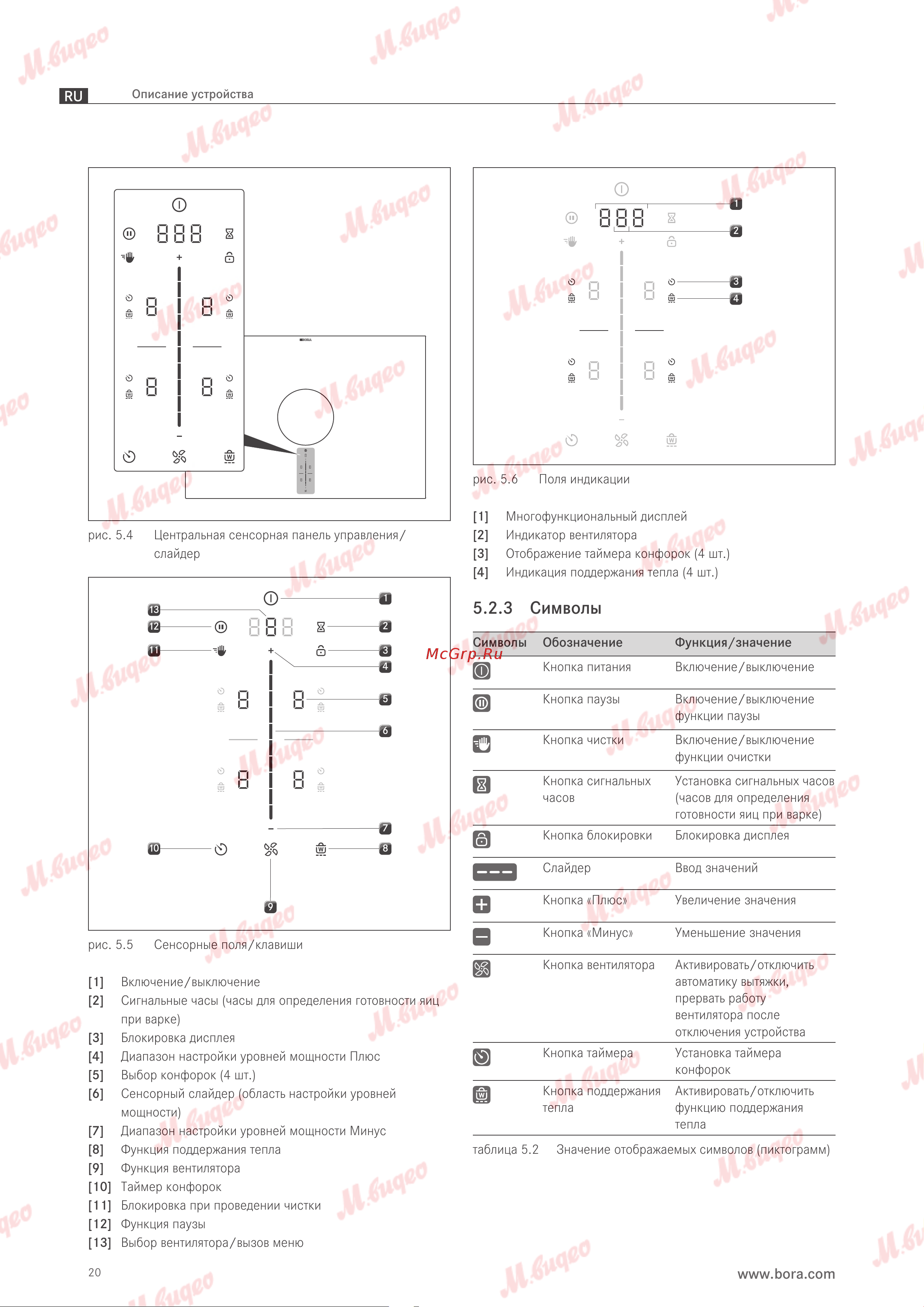 BORA PUXU Руководство по эксплуатации онлайн [21/69] 893626