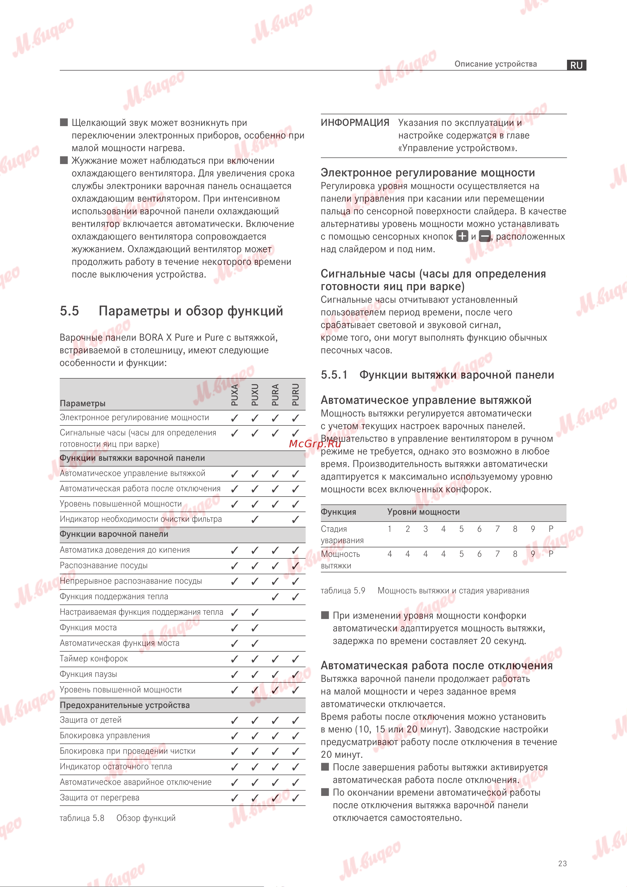 BORA PUXU Руководство по эксплуатации онлайн [24/69] 893626