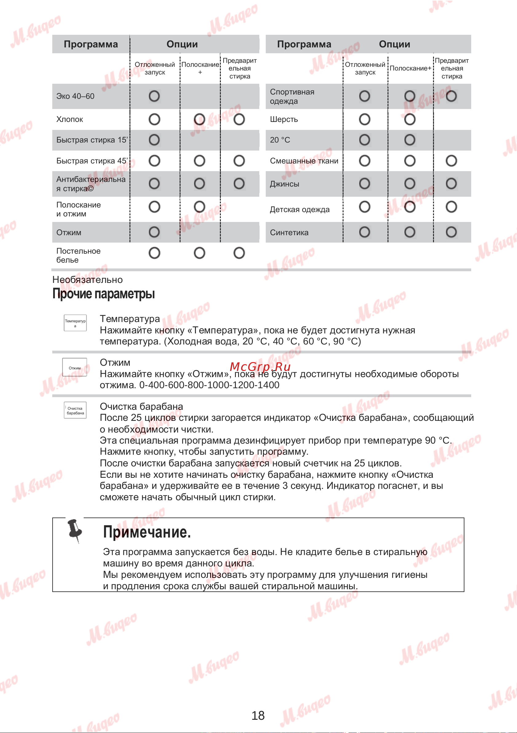 Brandt WFB173QWE Руководство по эксплуатации онлайн [21/37] 887577