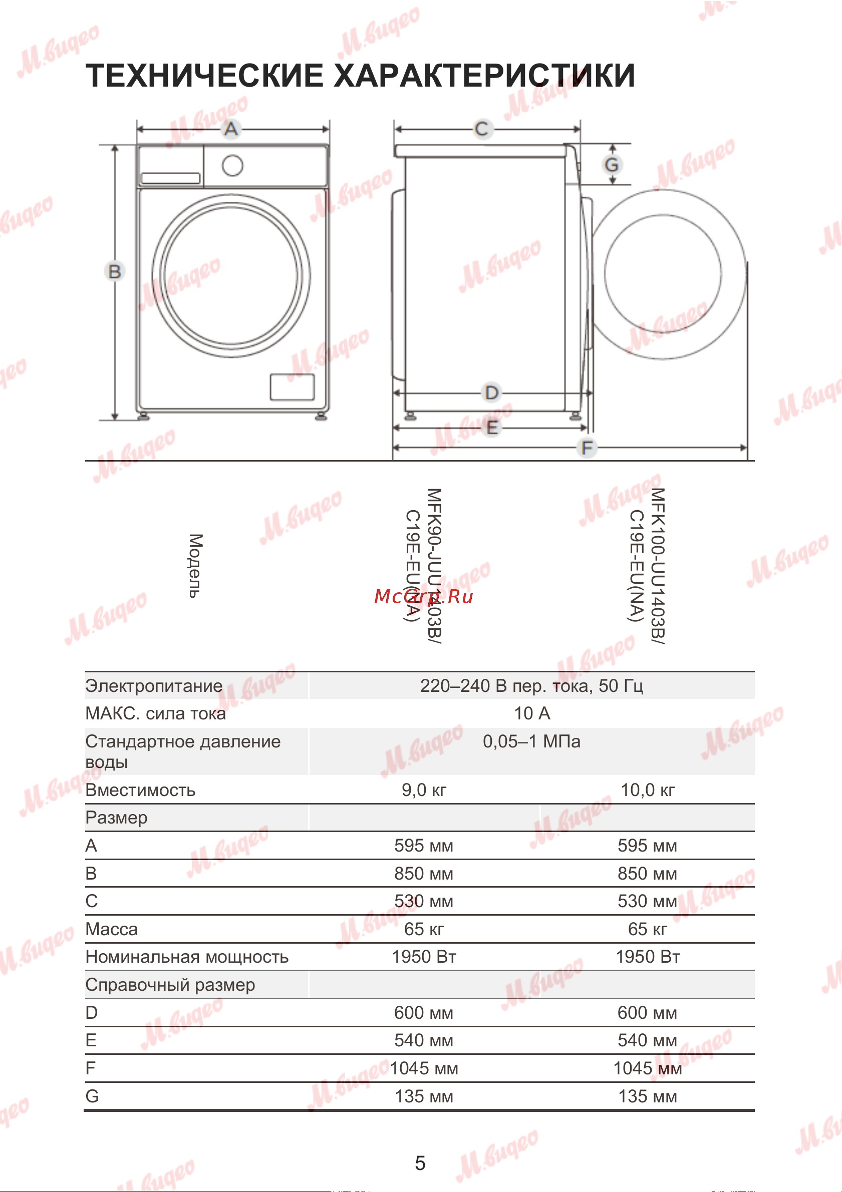 Brandt WFB386QWE Руководство по эксплуатации онлайн [8/39] 893629
