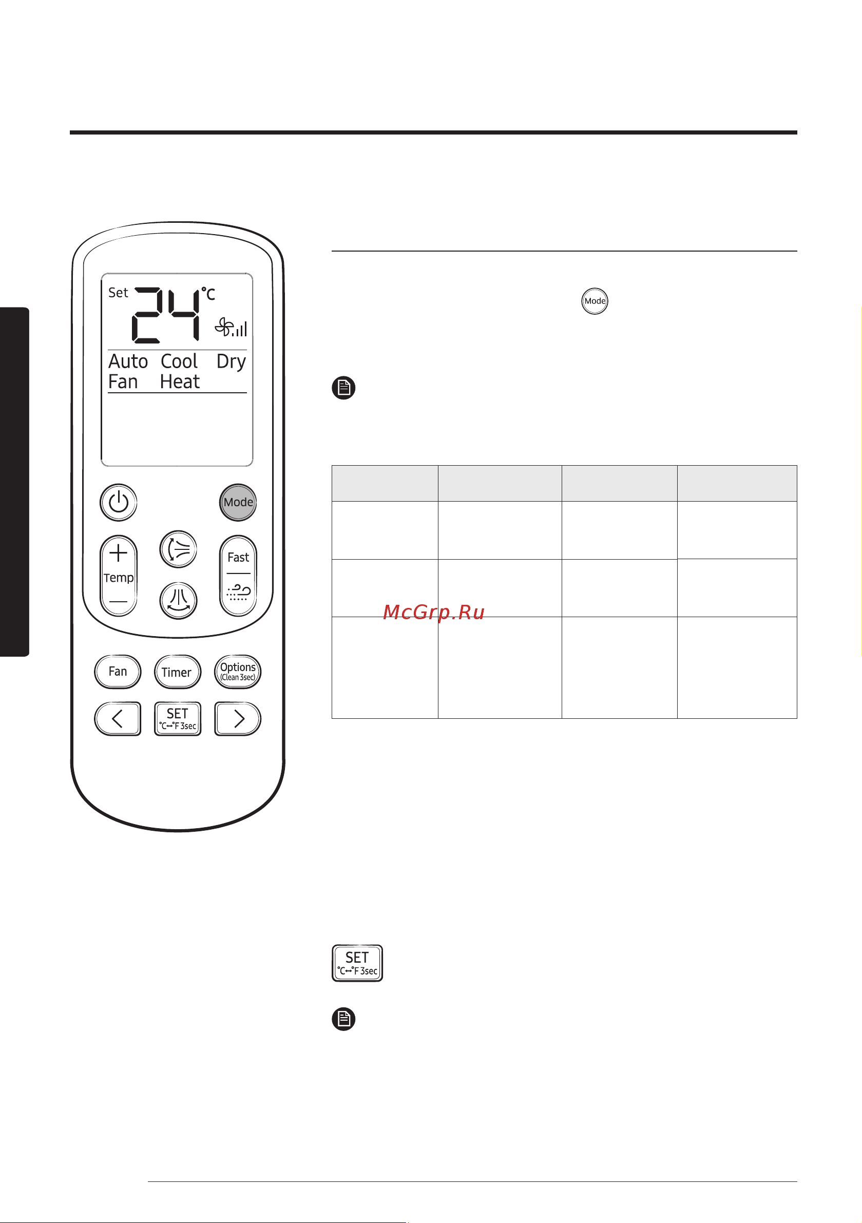 Samsung AR12BSFAMWK Руководство по эксплуатации онлайн [14/48] 887647
