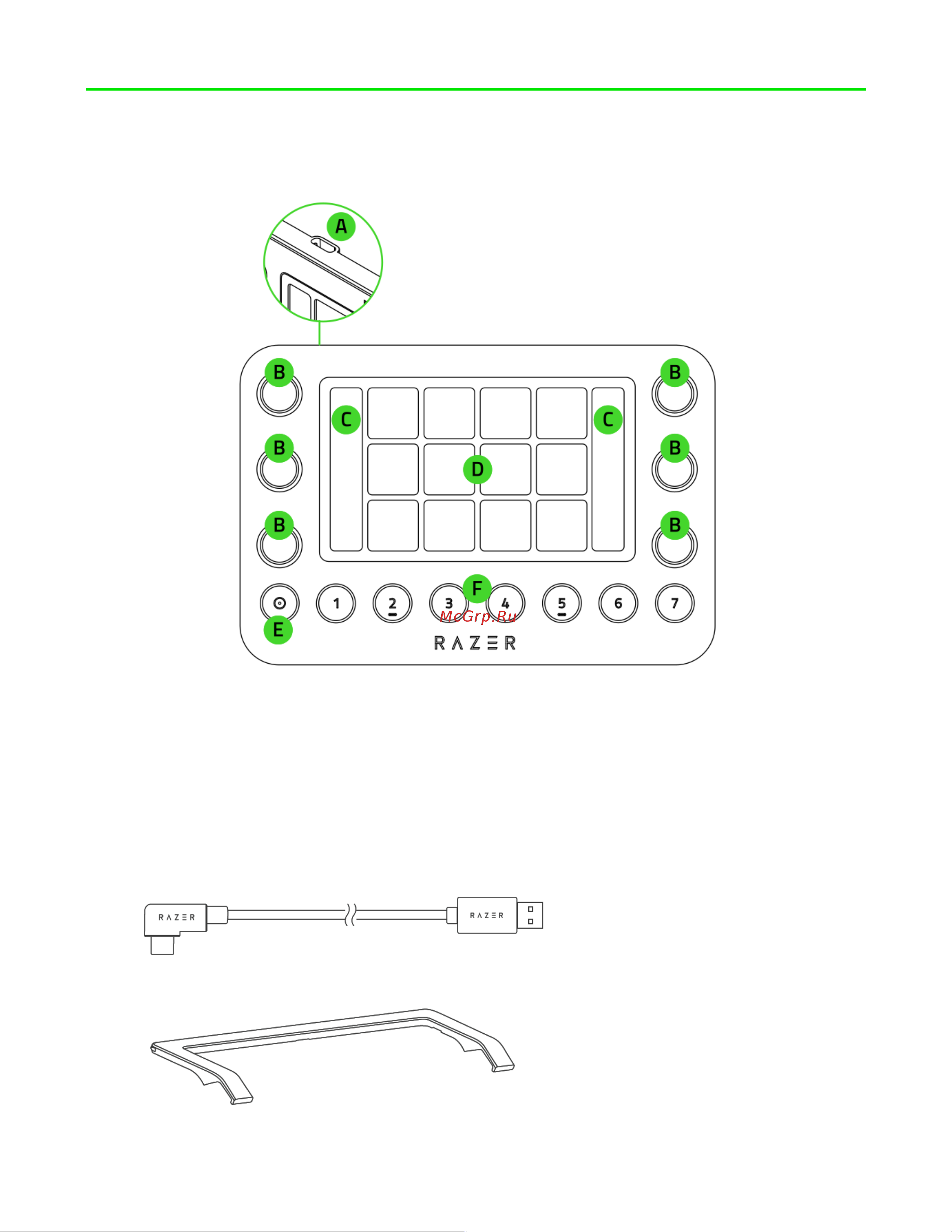 Razer Stream Controller (RZR-RZ20-04350100-R3M1) Руководство по эксплуатации онлайн [4/19] 887786