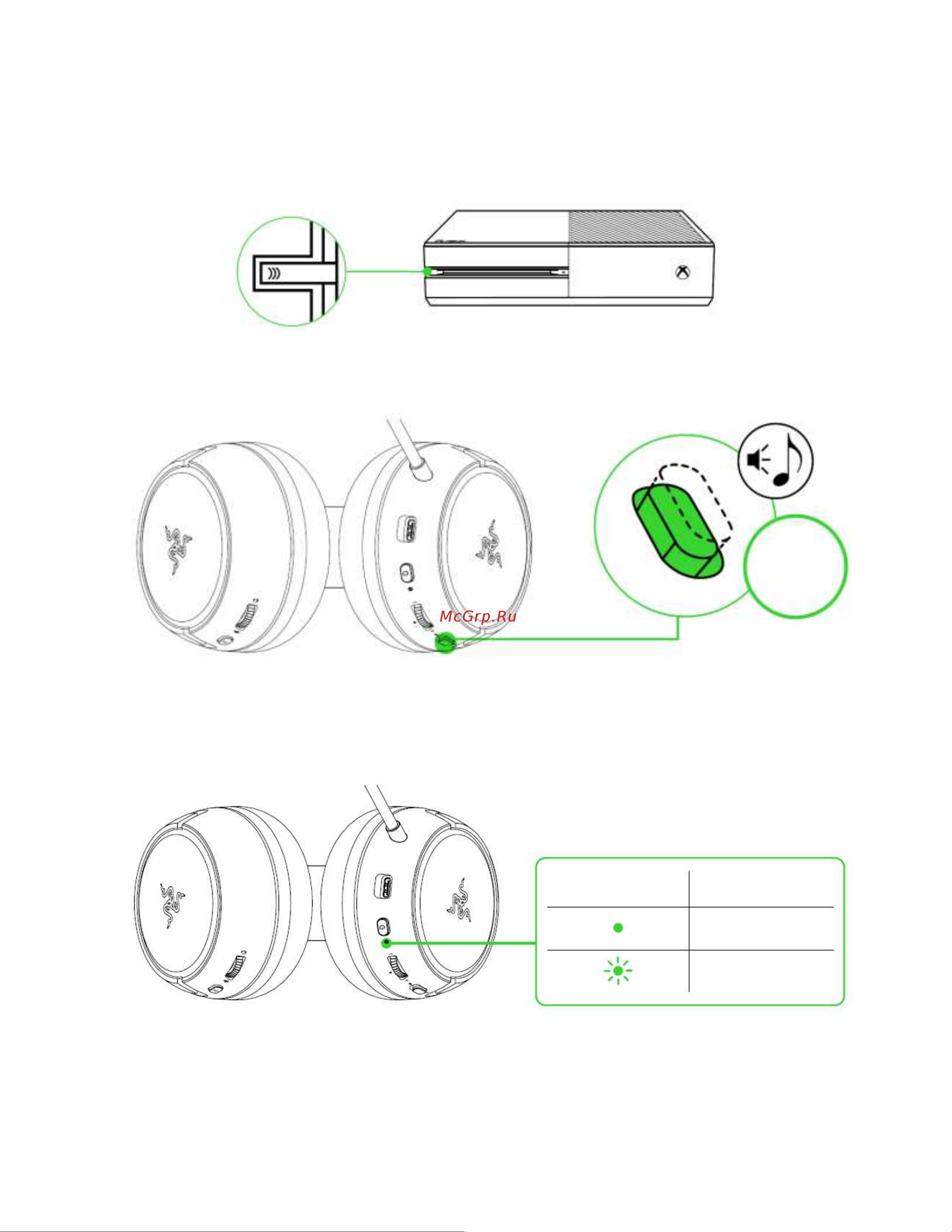 Razer Kaira for Xbox White/Black (RZ04-03480200-R3M1) Руководство по эксплуатации онлайн [9/19] 887835