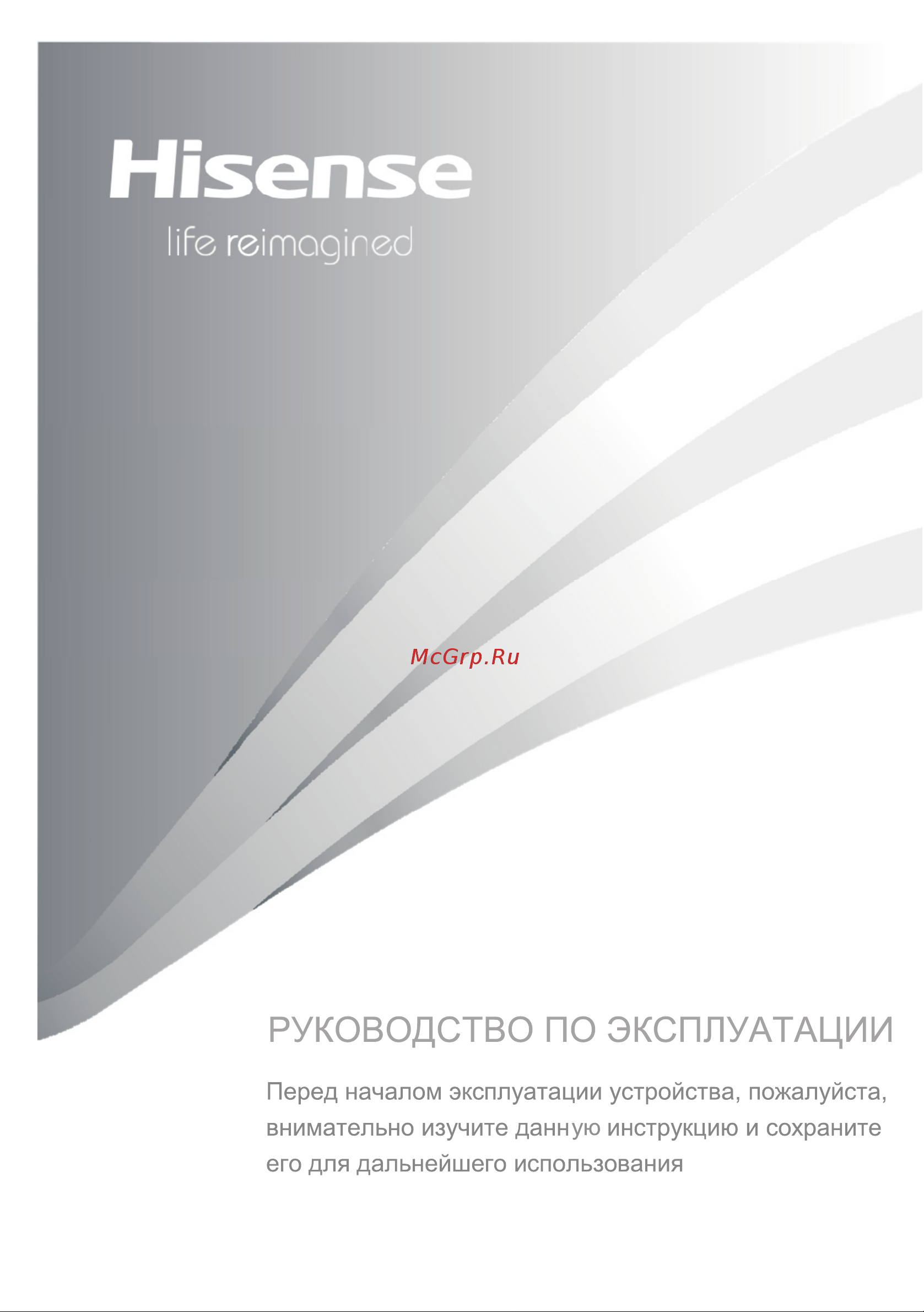 Hisense RR 220 D4AG2 серебристый Руководство по эксплуатации онлайн