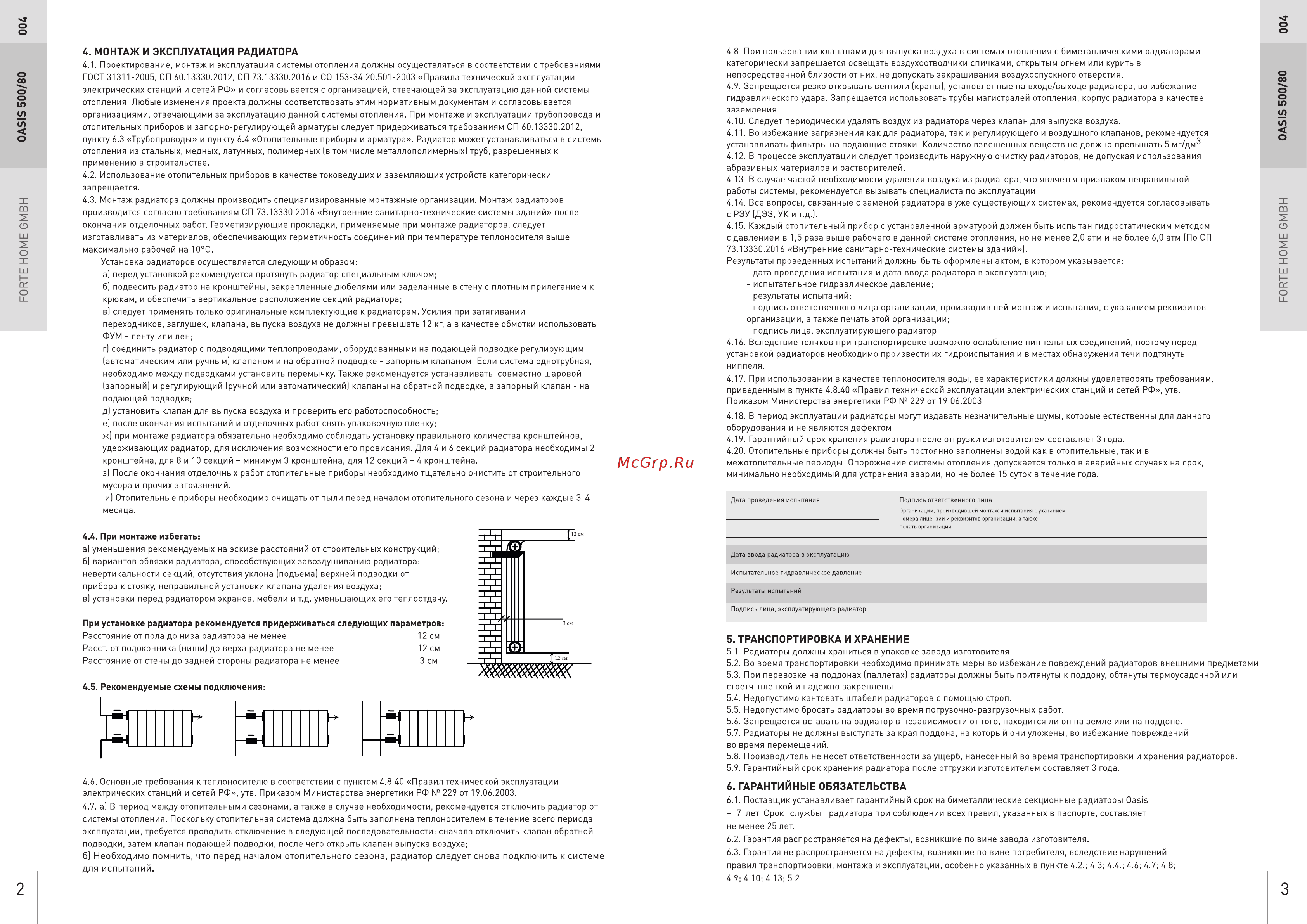 Oasis PRO bi500/80/6 Руководство по эксплуатации онлайн [2/2] 888235
