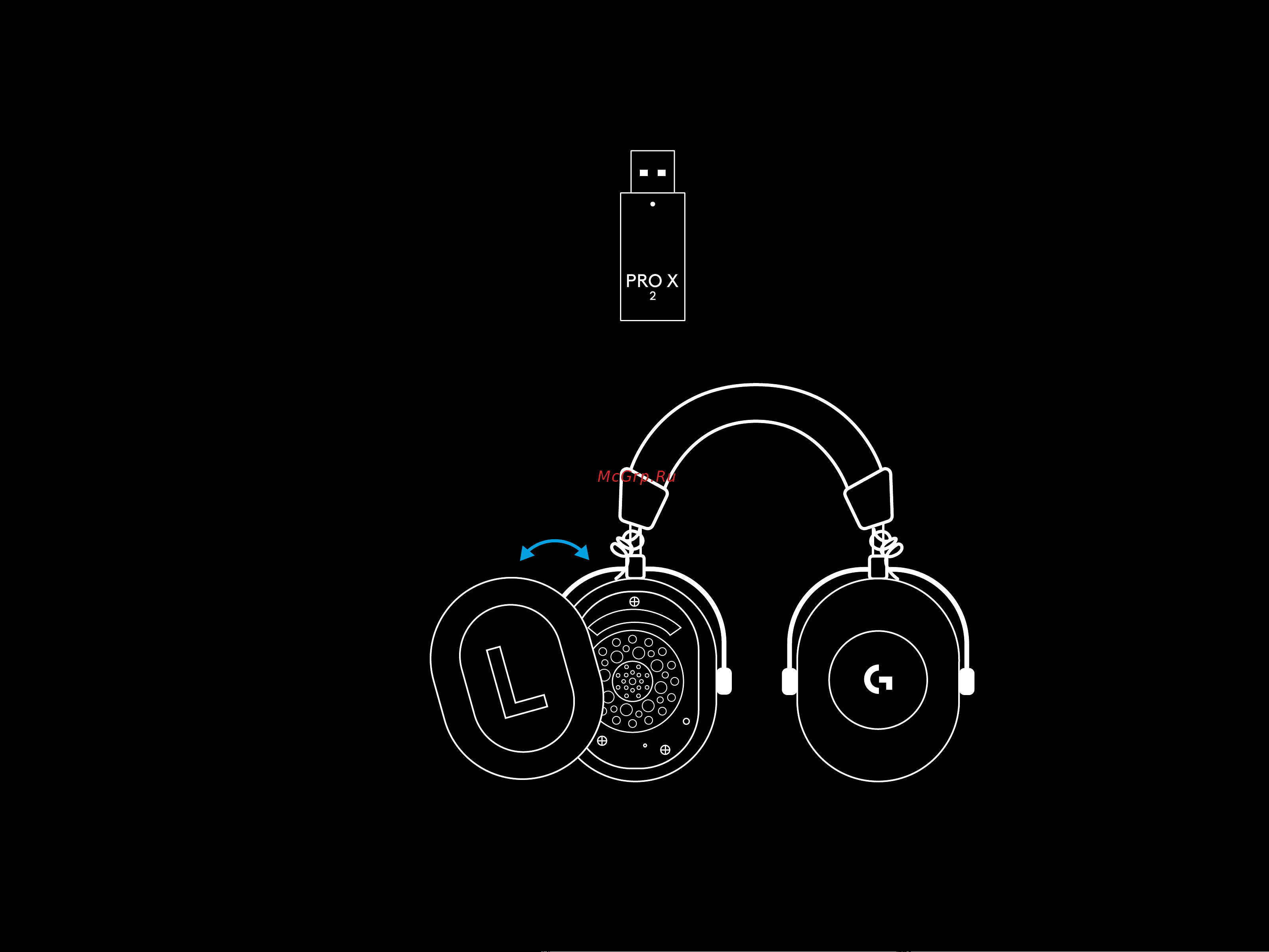 Logitech G PRO X 2 Wireless Black Руководство по эксплуатации онлайн [371/380] 889142