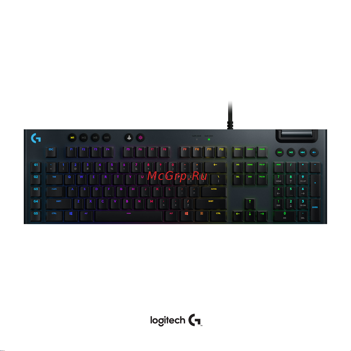 Logitech G813 Linear (русская раскладка) Руководство по эксплуатации онлайн
