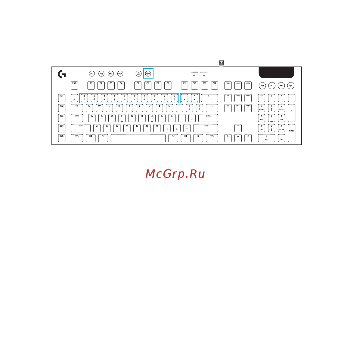 Logitech G813 Linear (русская раскладка) Руководство по эксплуатации онлайн [12/31] 889138