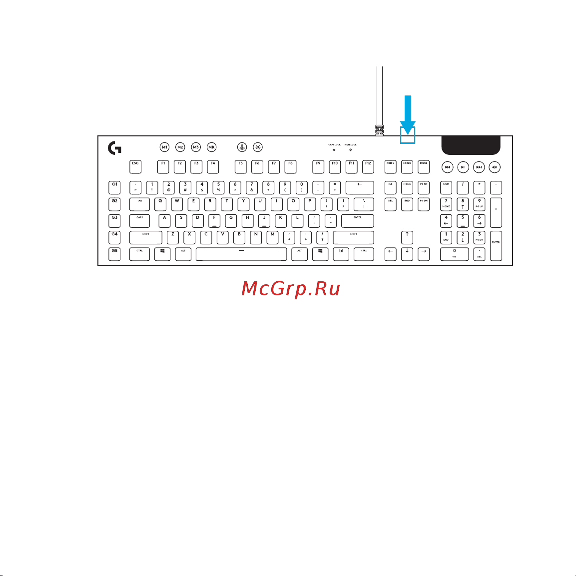 Logitech G813 Linear (русская раскладка) Руководство по эксплуатации онлайн [9/31] 889138