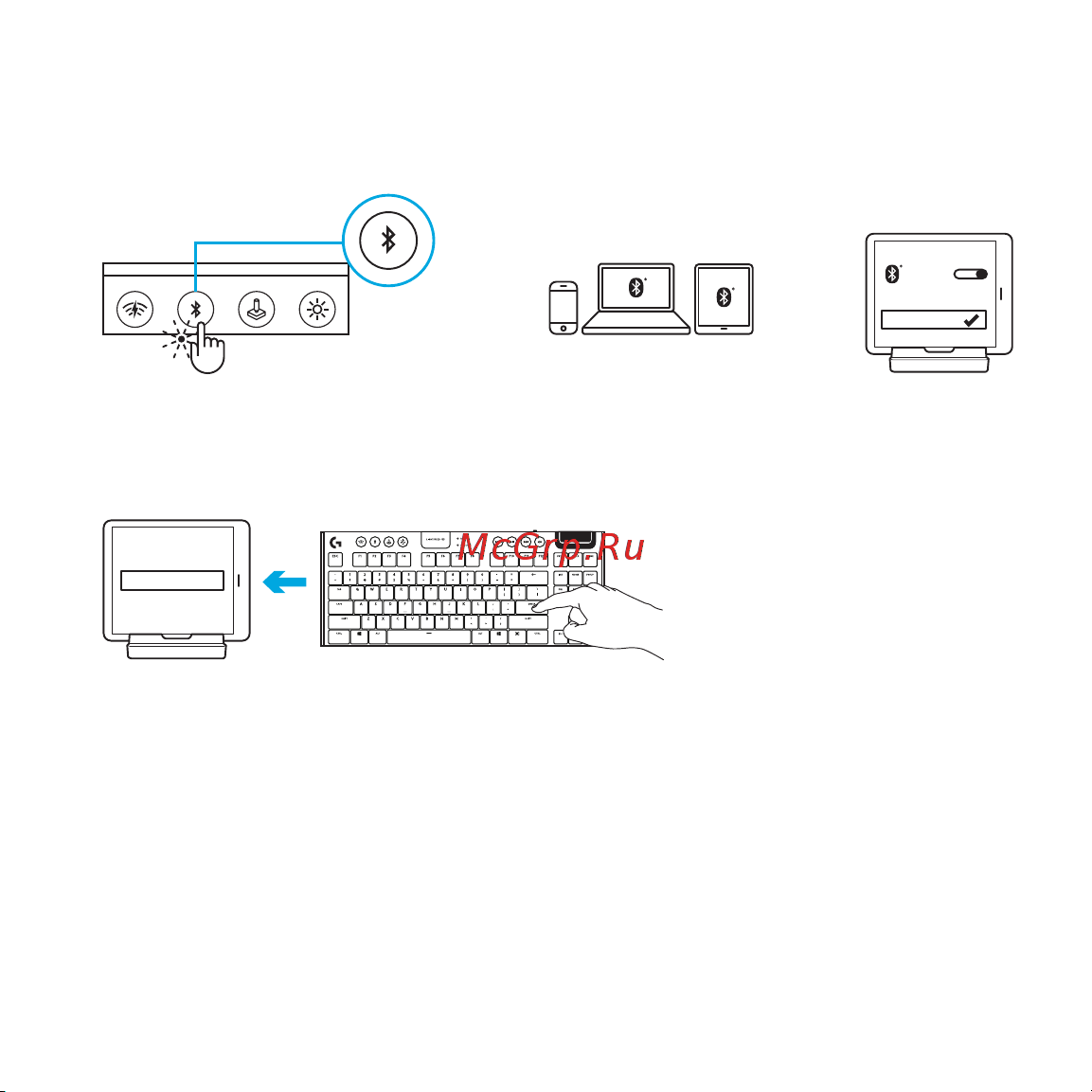 Logitech G913 Tactile (русская раскладка) Руководство по эксплуатации онлайн [125/333] 889131