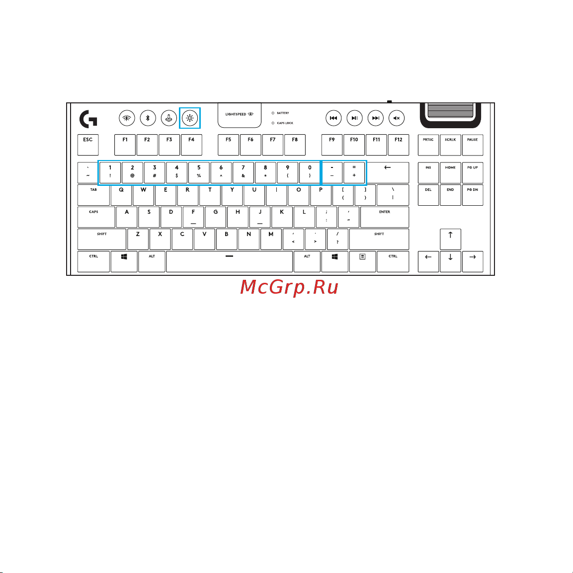 Logitech G913 TKL Black (русская раскладка) Руководство по эксплуатации онлайн [315/333] 889132