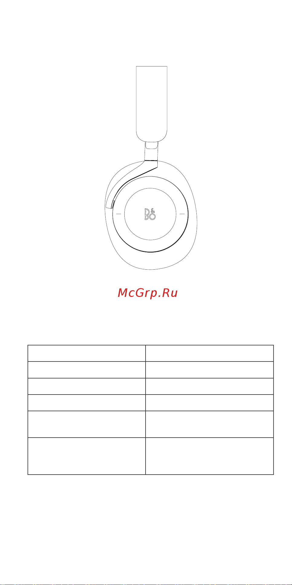 Bang & Olufsen Beoplay H95 Black Руководство по эксплуатации онлайн [6/102] 889144