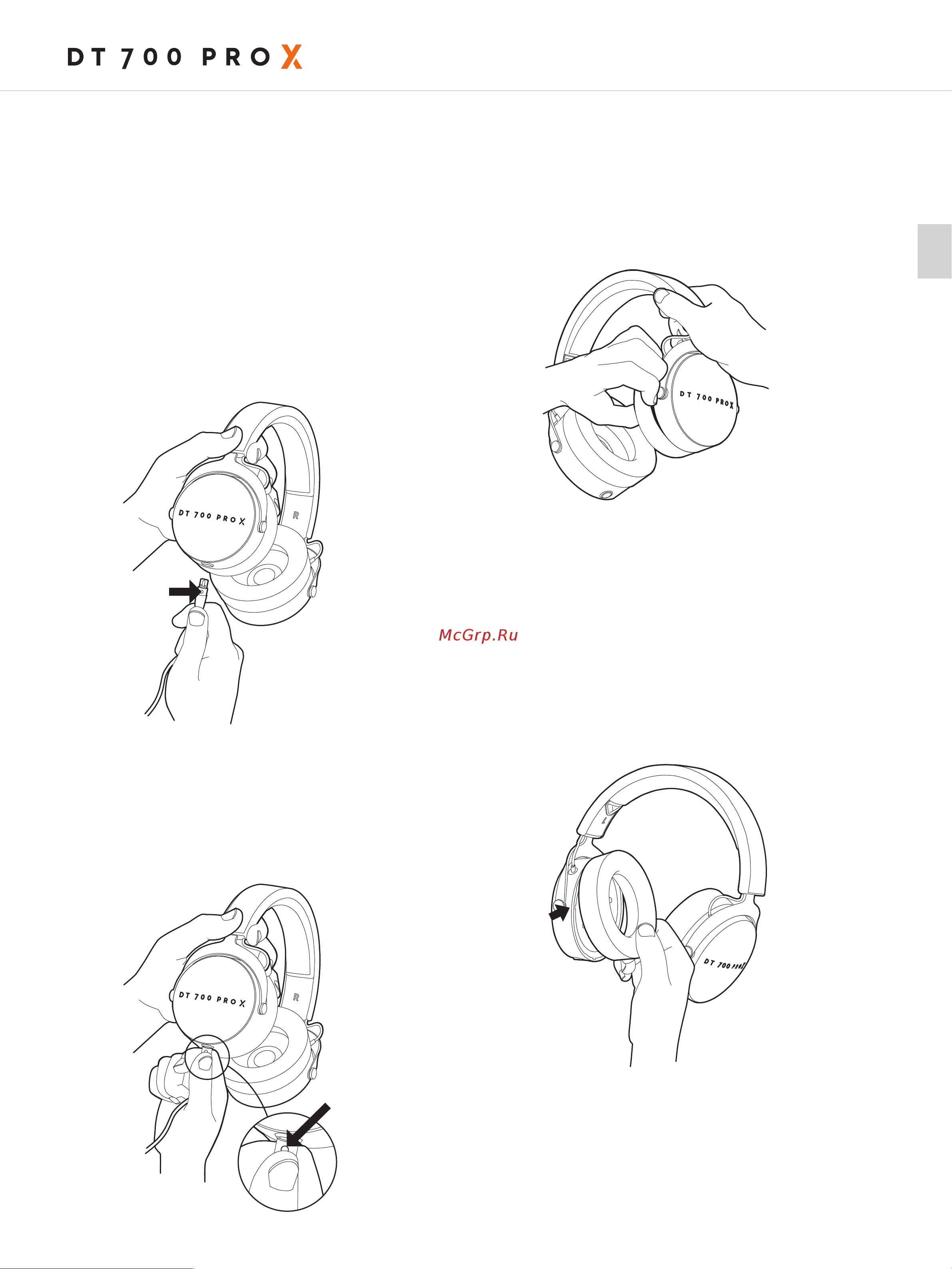 Beyerdynamic DT 700 PRO X Руководство по эксплуатации онлайн [14/52] 889148