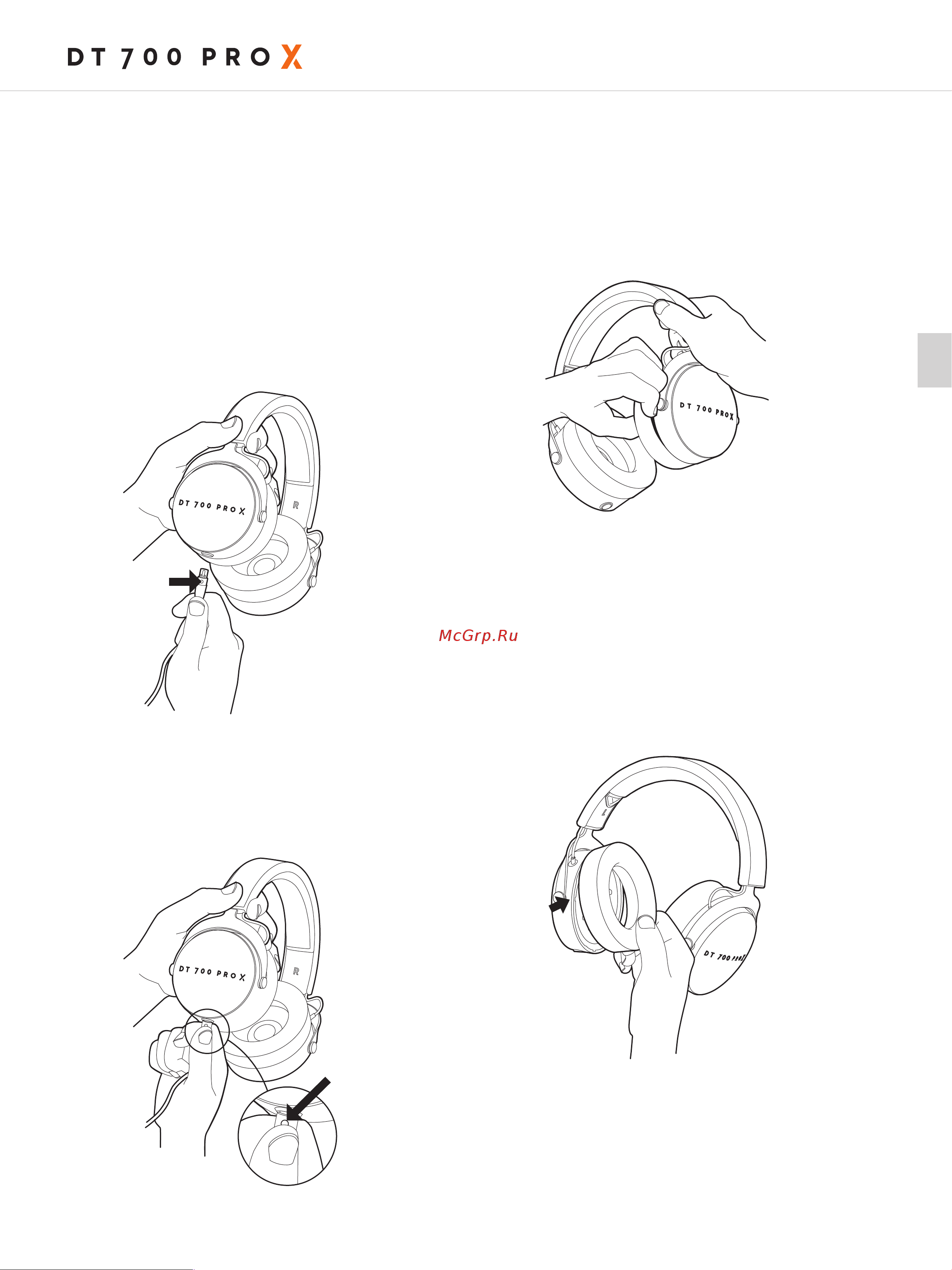 Beyerdynamic DT 700 PRO X Руководство по эксплуатации онлайн [24/52] 889148