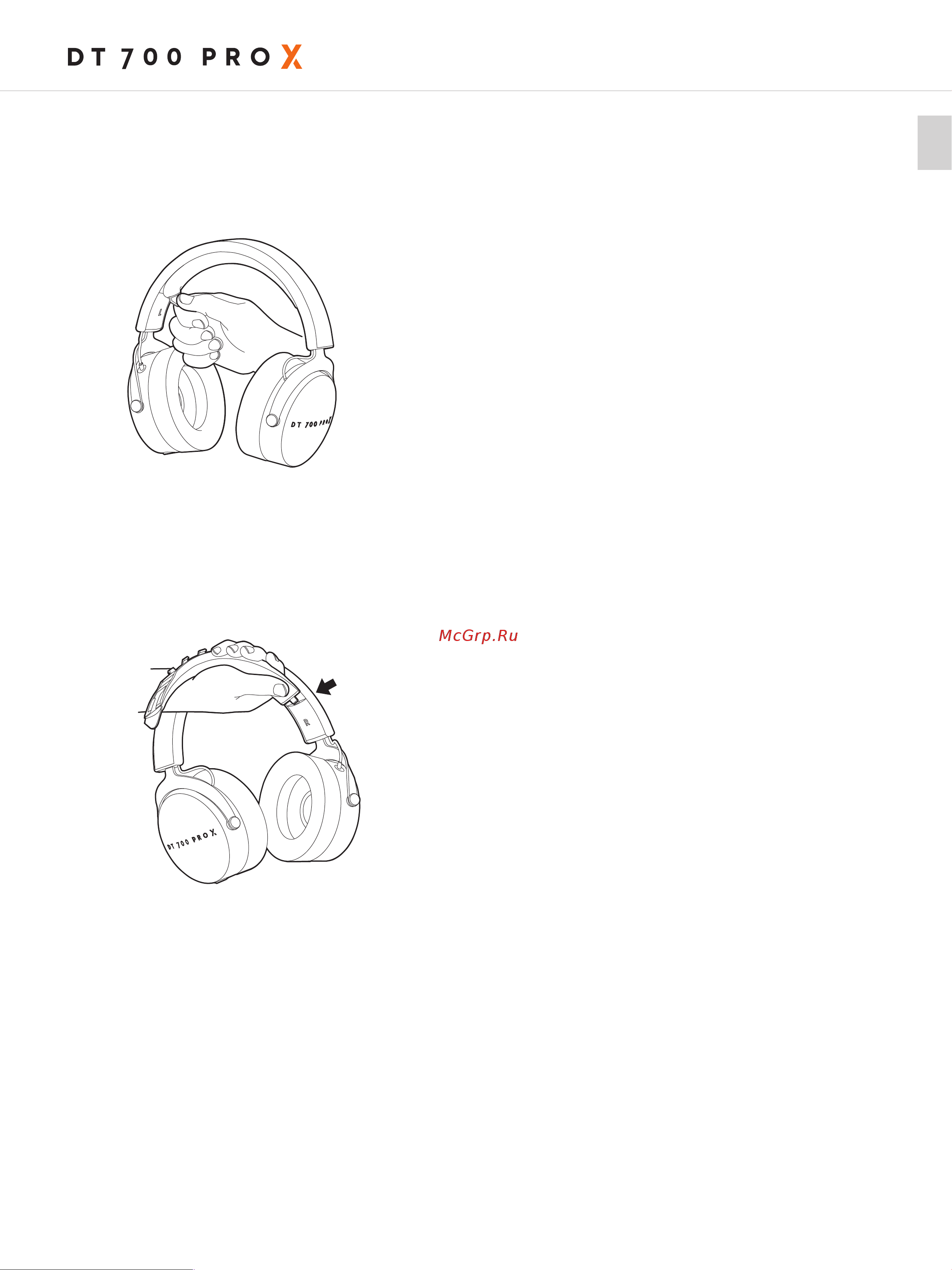 Beyerdynamic DT 700 PRO X Руководство по эксплуатации онлайн [5/52] 889148