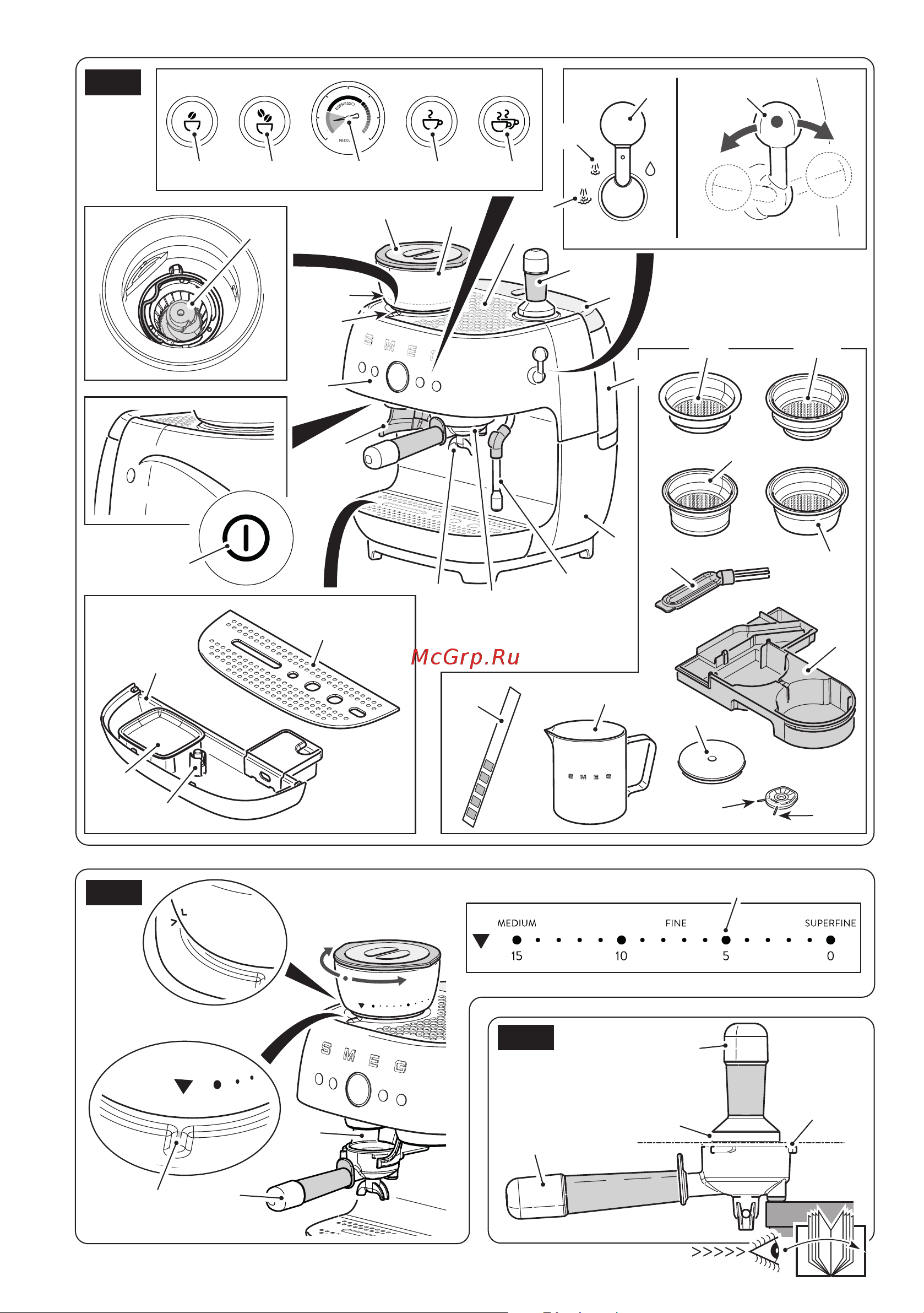 Smeg EGF03CREU Руководство по эксплуатации онлайн [3/27] 889297