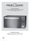 Profi Cook PC-MWG 1204 schwarz Руководство по эксплуатации