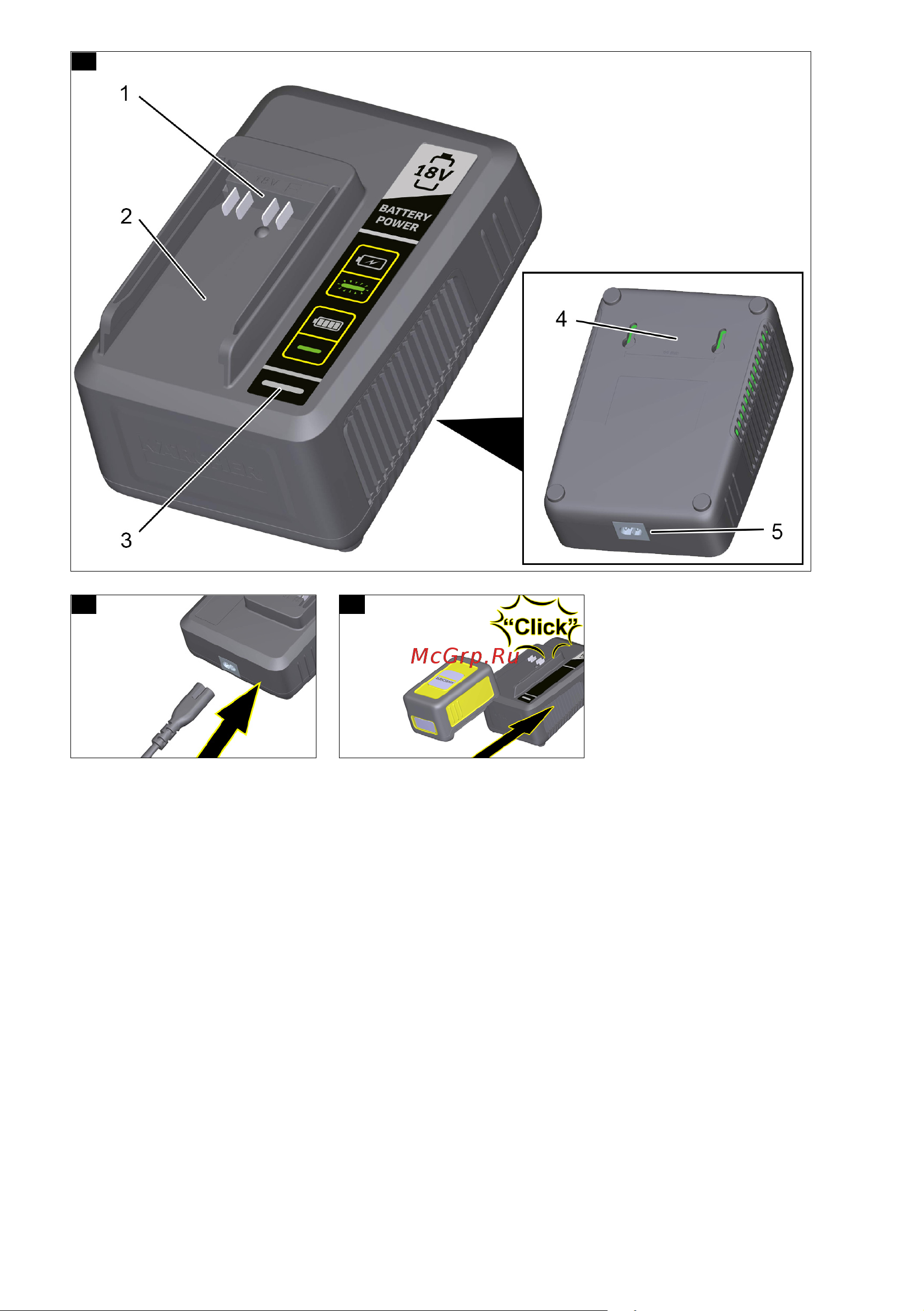 Karcher Battery Power 18/50 24450630 Руководство по эксплуатации онлайн [2/84] 889380
