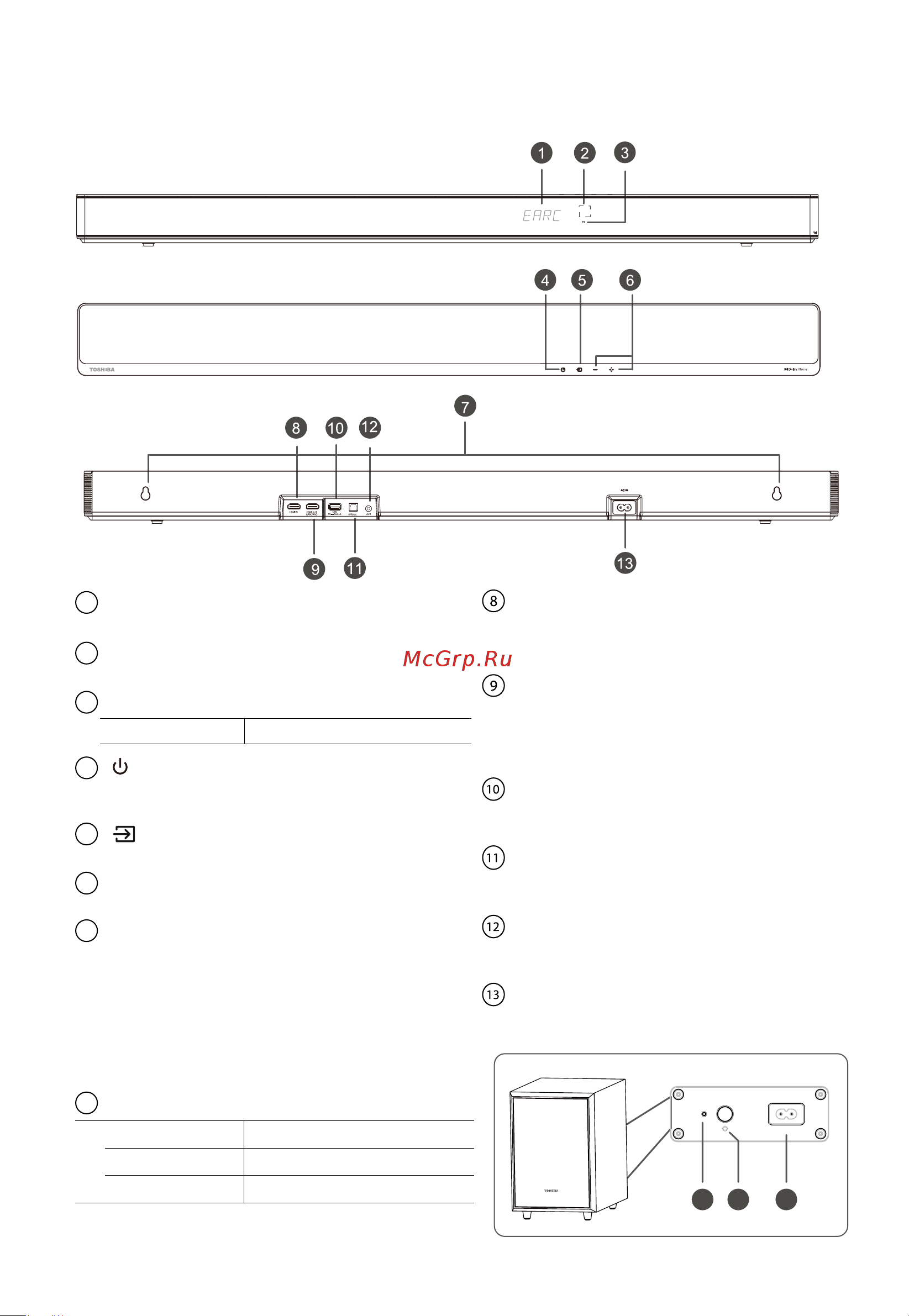Toshiba TS5120A Руководство по эксплуатации онлайн [8/22] 889838