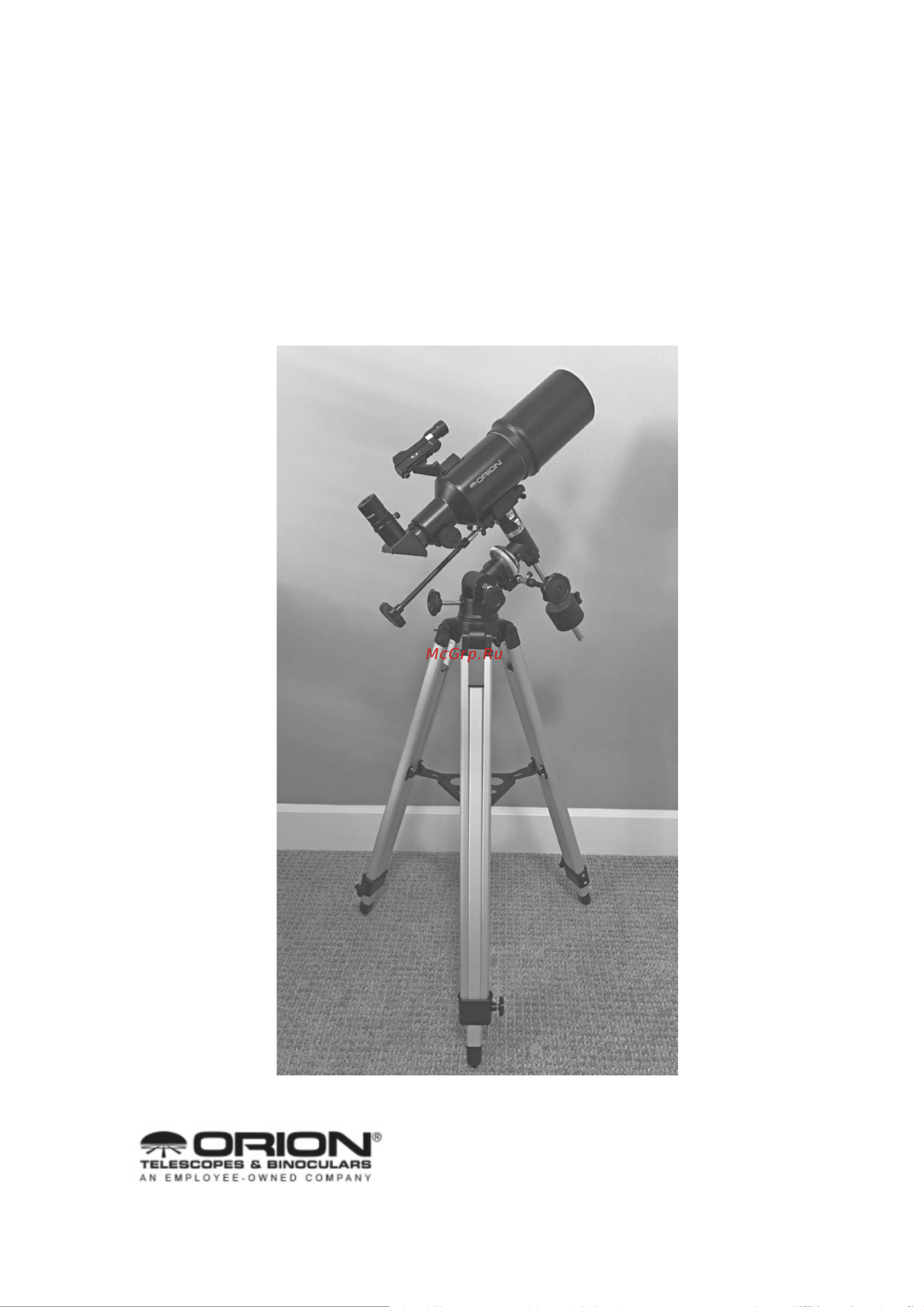 Orion Observer 80 ST EQ Refractor Руководство по эксплуатации онлайн