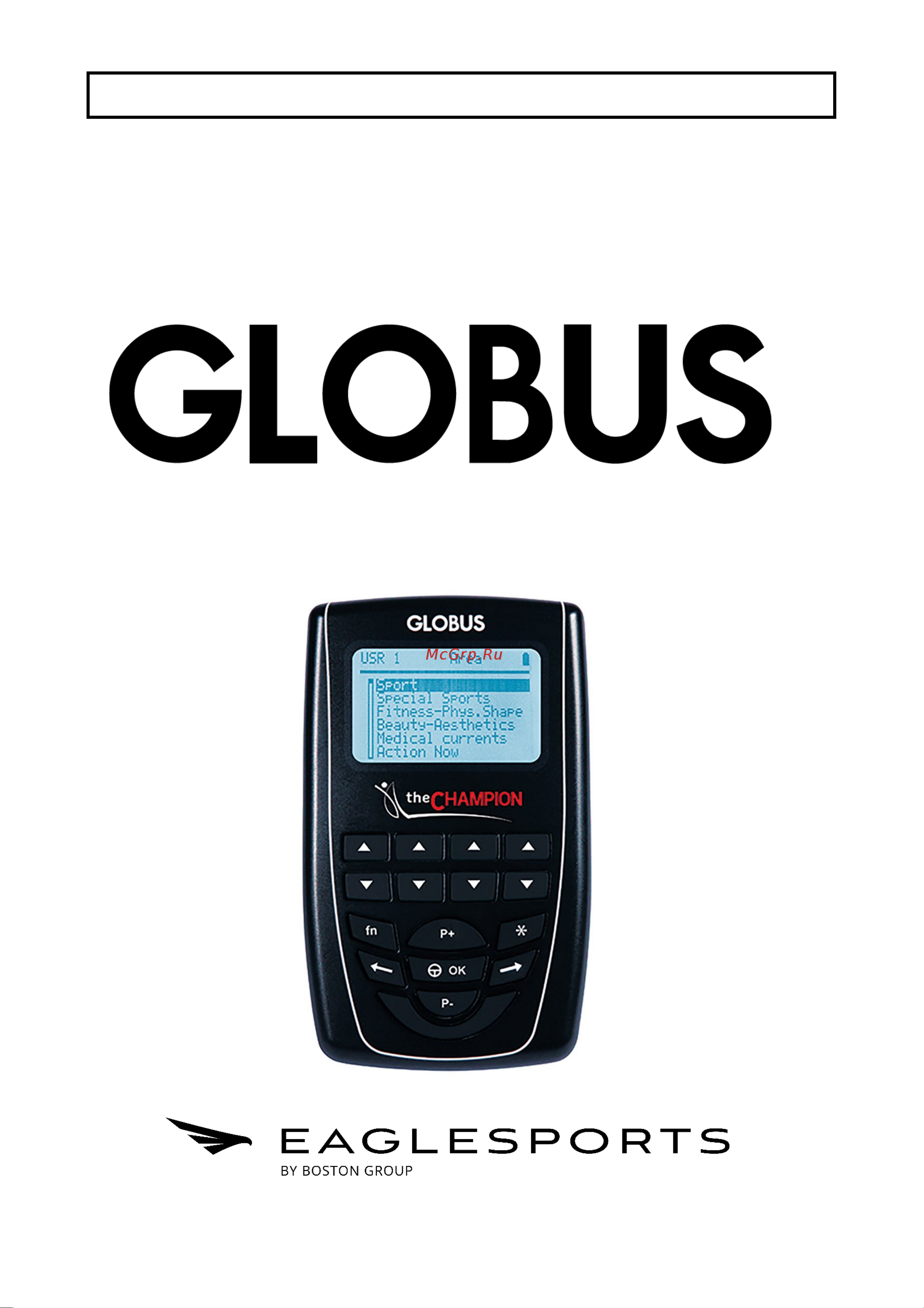 Globus The Champion G5015 Руководство по эксплуатации онлайн