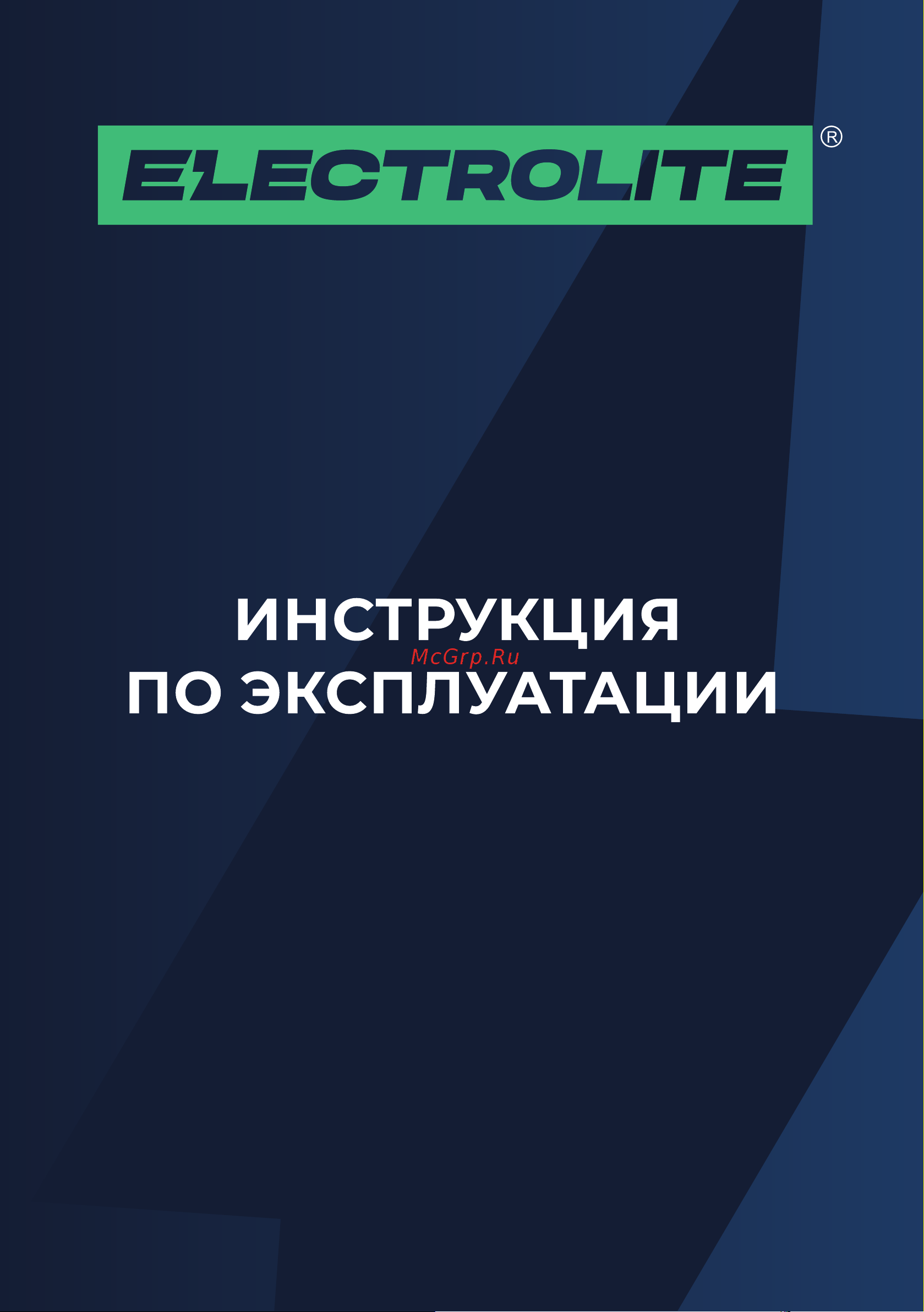 ELECTROLITE  480/100/10 Руководство по эксплуатации онлайн