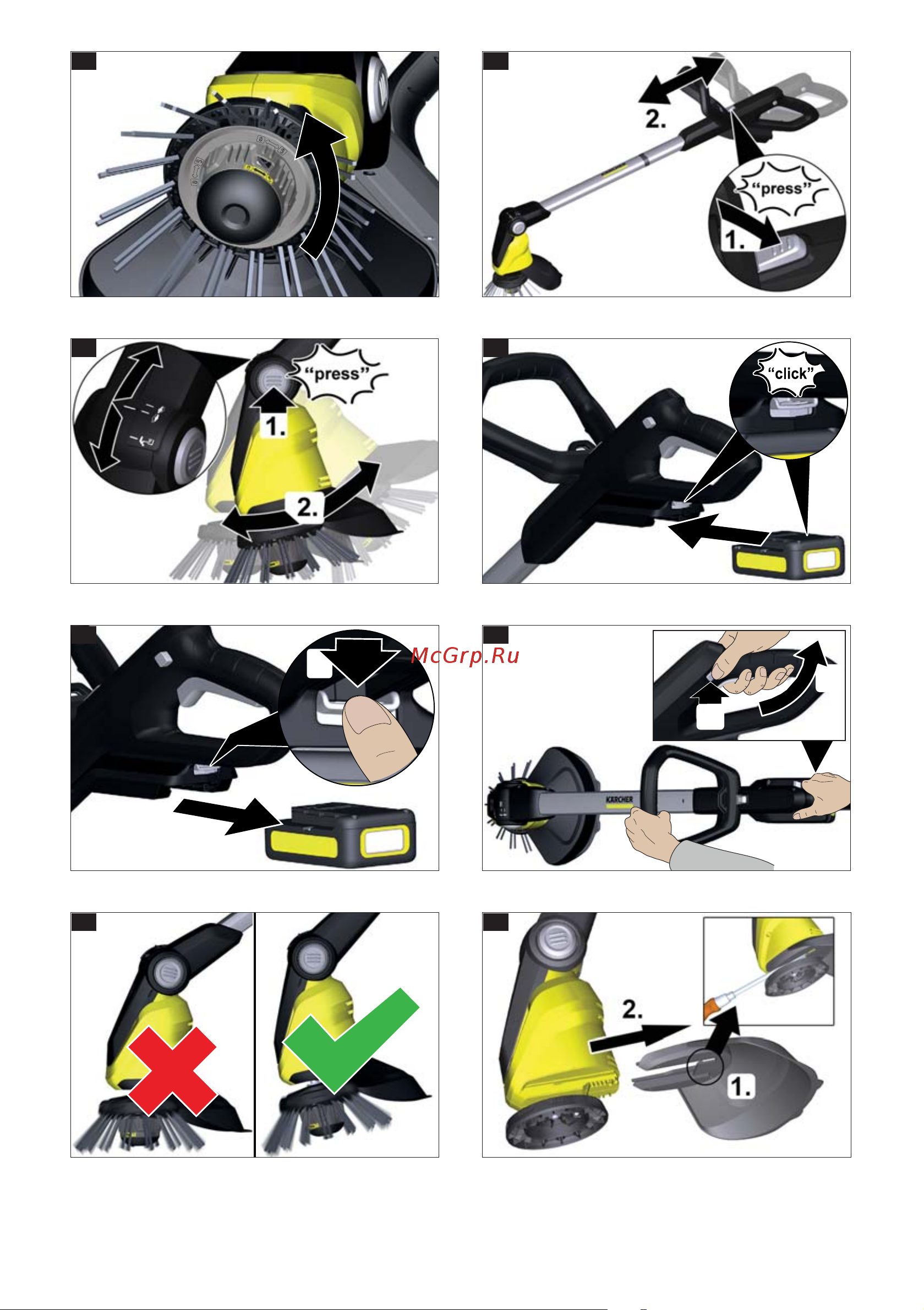 Karcher WRE 18-55 Battery Set Руководство по эксплуатации онлайн [4/14] 890119