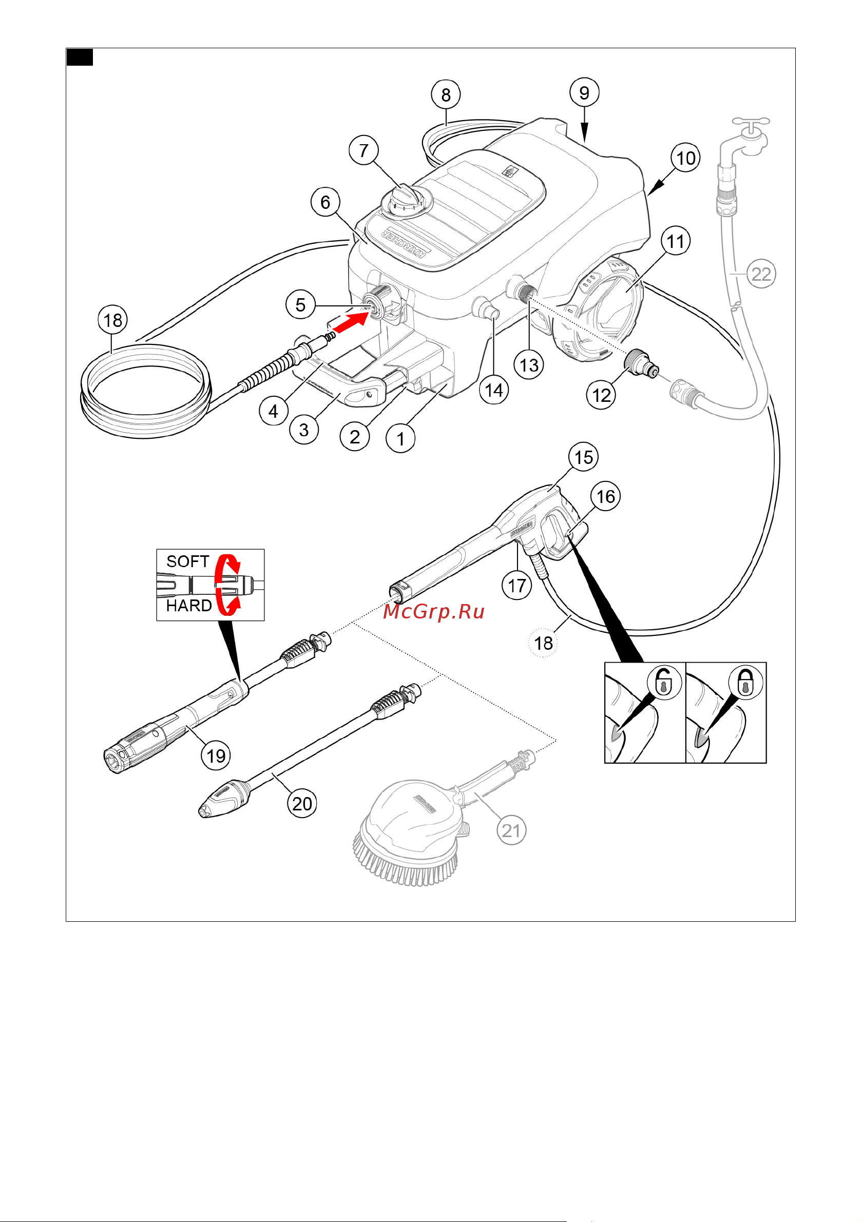 Karcher K 4 Compact Home 1.637-503.0 Руководство по эксплуатации онлайн [2/140] 890124