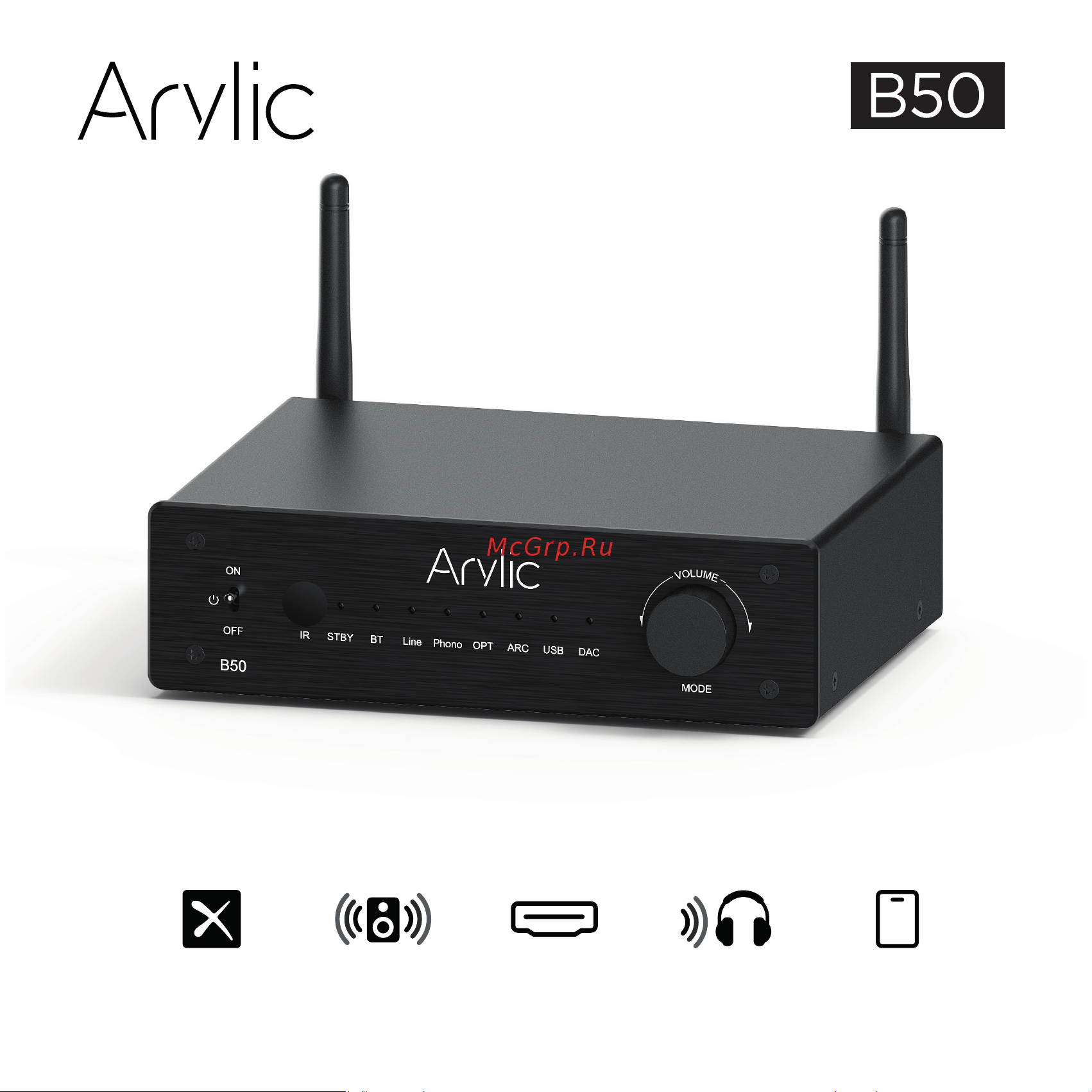 Arylic B50 Руководство по эксплуатации онлайн