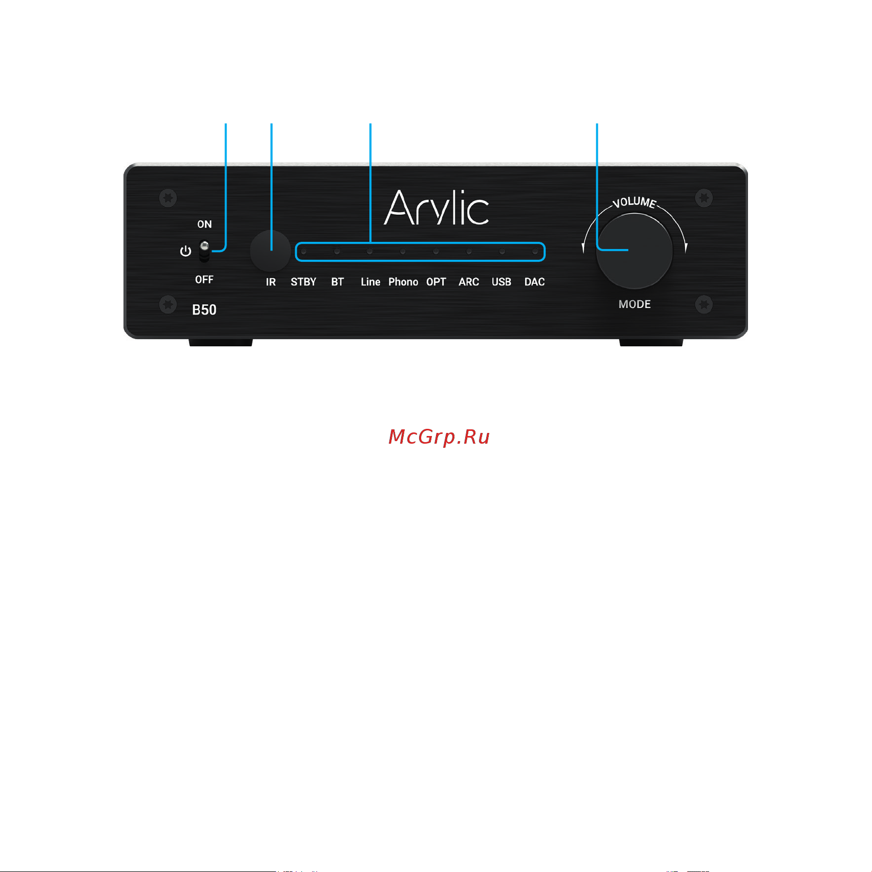 Arylic B50 Руководство по эксплуатации онлайн [4/20] 891560
