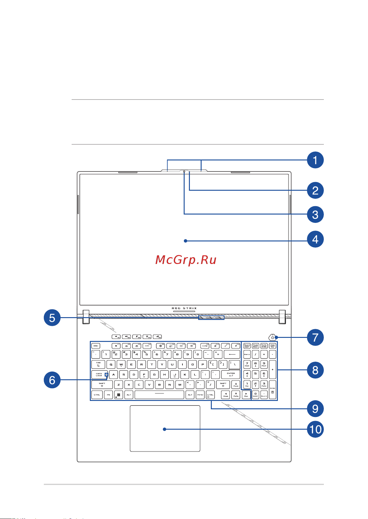 Asus ROG Strix SCAR 18 G834JY-N6096W (90NR0CG1-M006Z0) Руководство по эксплуатации онлайн [16/106] 890291