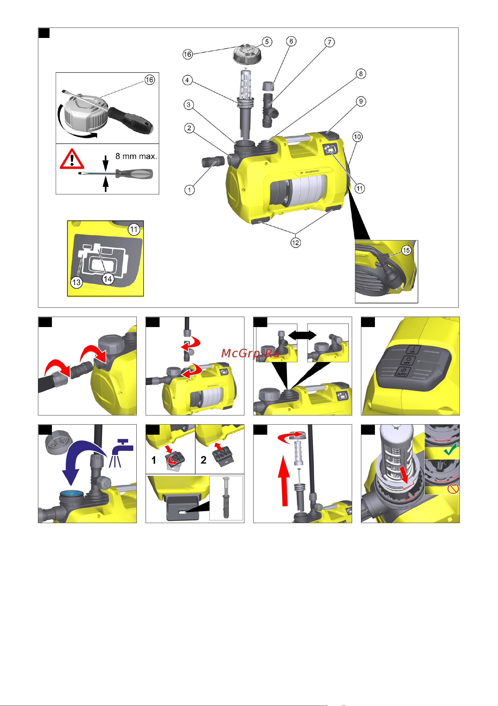 Karcher BP 3 H&G Руководство по эксплуатации онлайн [2/64] 890414