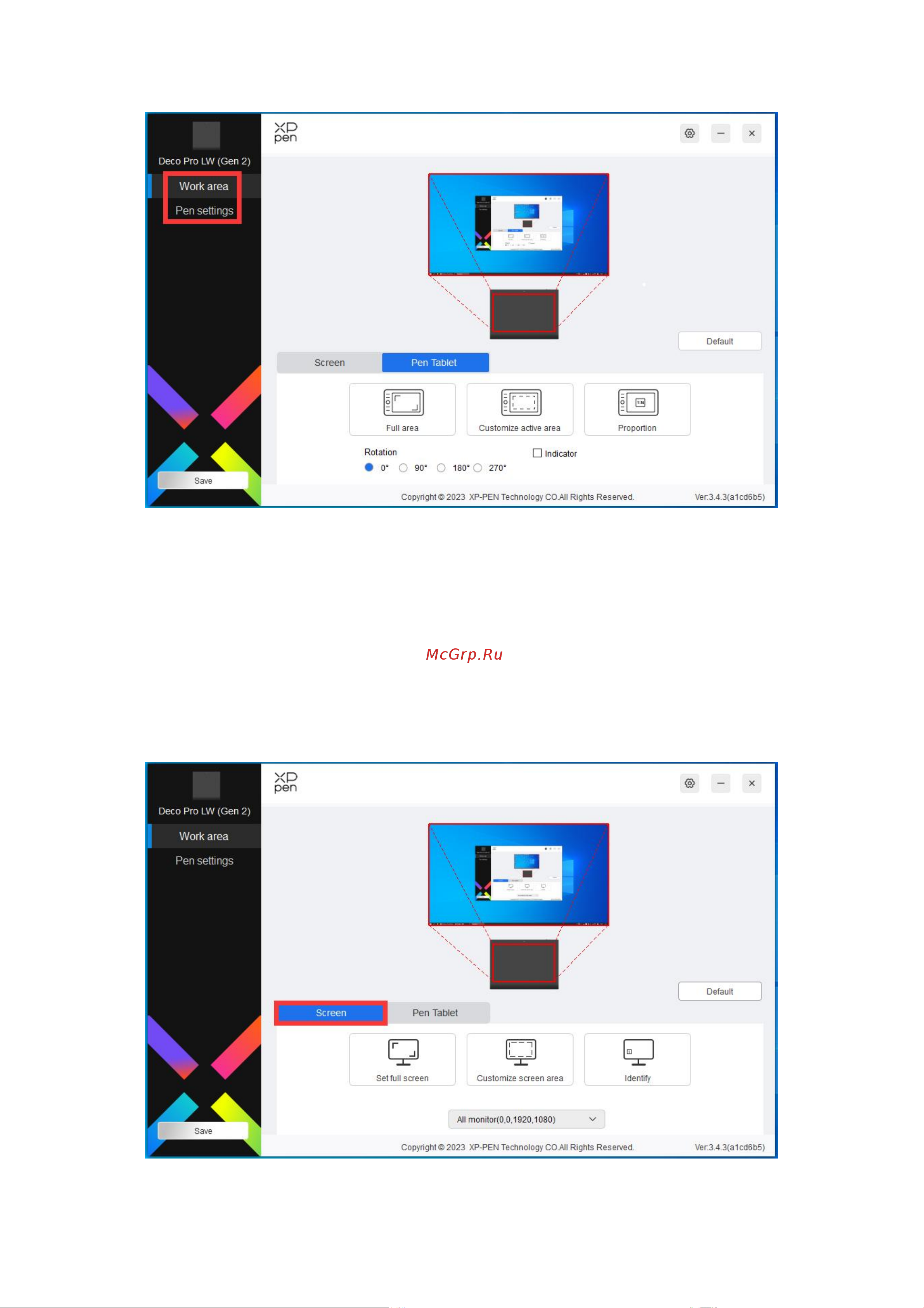 XP-Pen Deco Pro XLW Руководство по эксплуатации онлайн [16/31] 890425