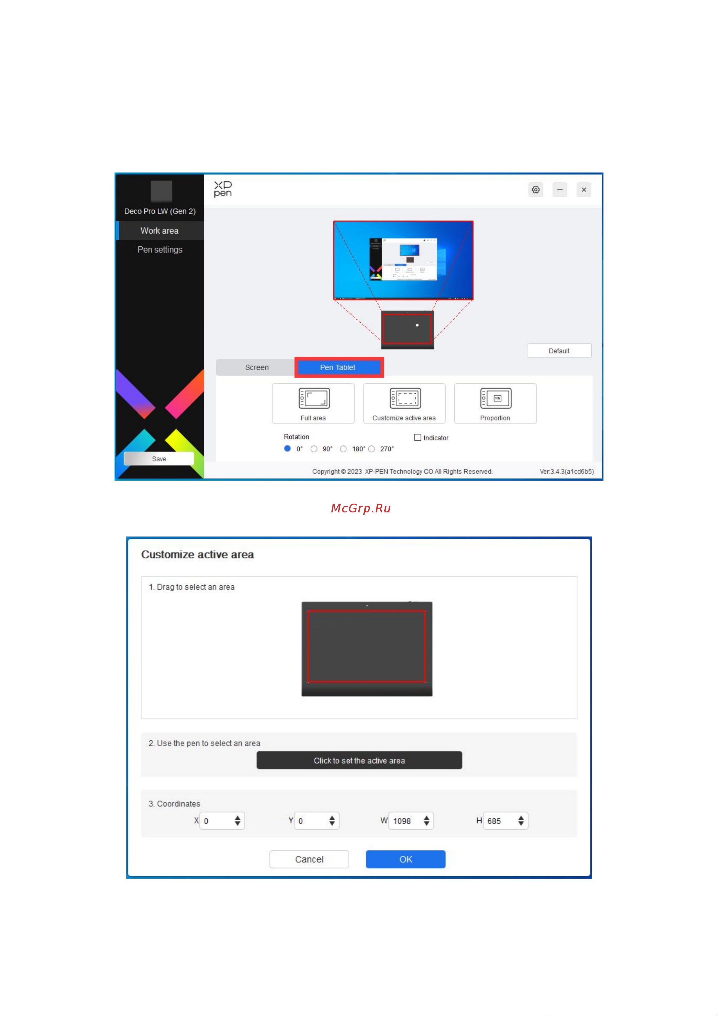 XP-Pen Deco Pro XLW Руководство по эксплуатации онлайн [18/31] 890425