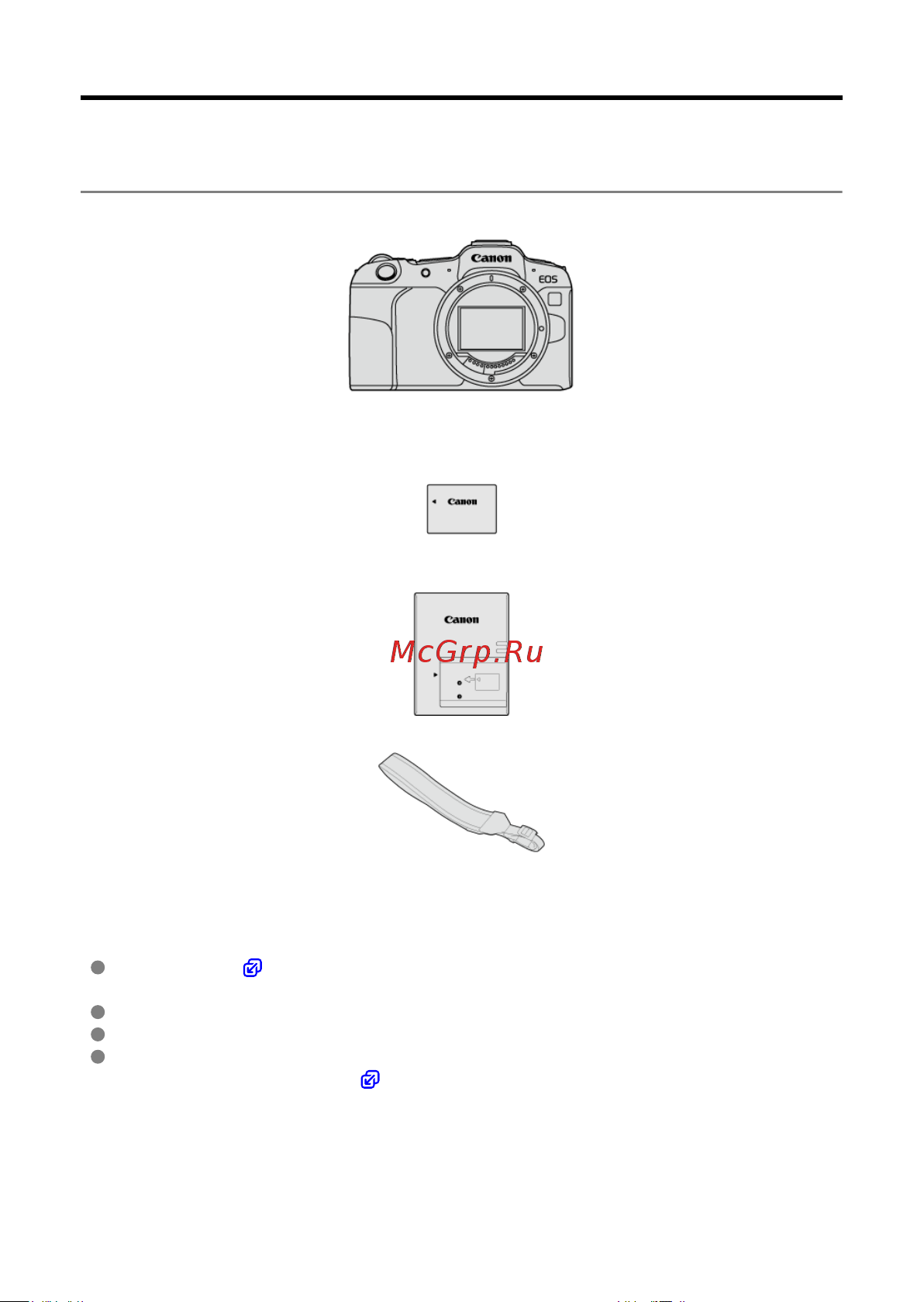 Canon EOS R8 Kit RF 24-50mm f/4.5-6.3 IS STM Black Руководство по эксплуатации онлайн [11/989] 890545
