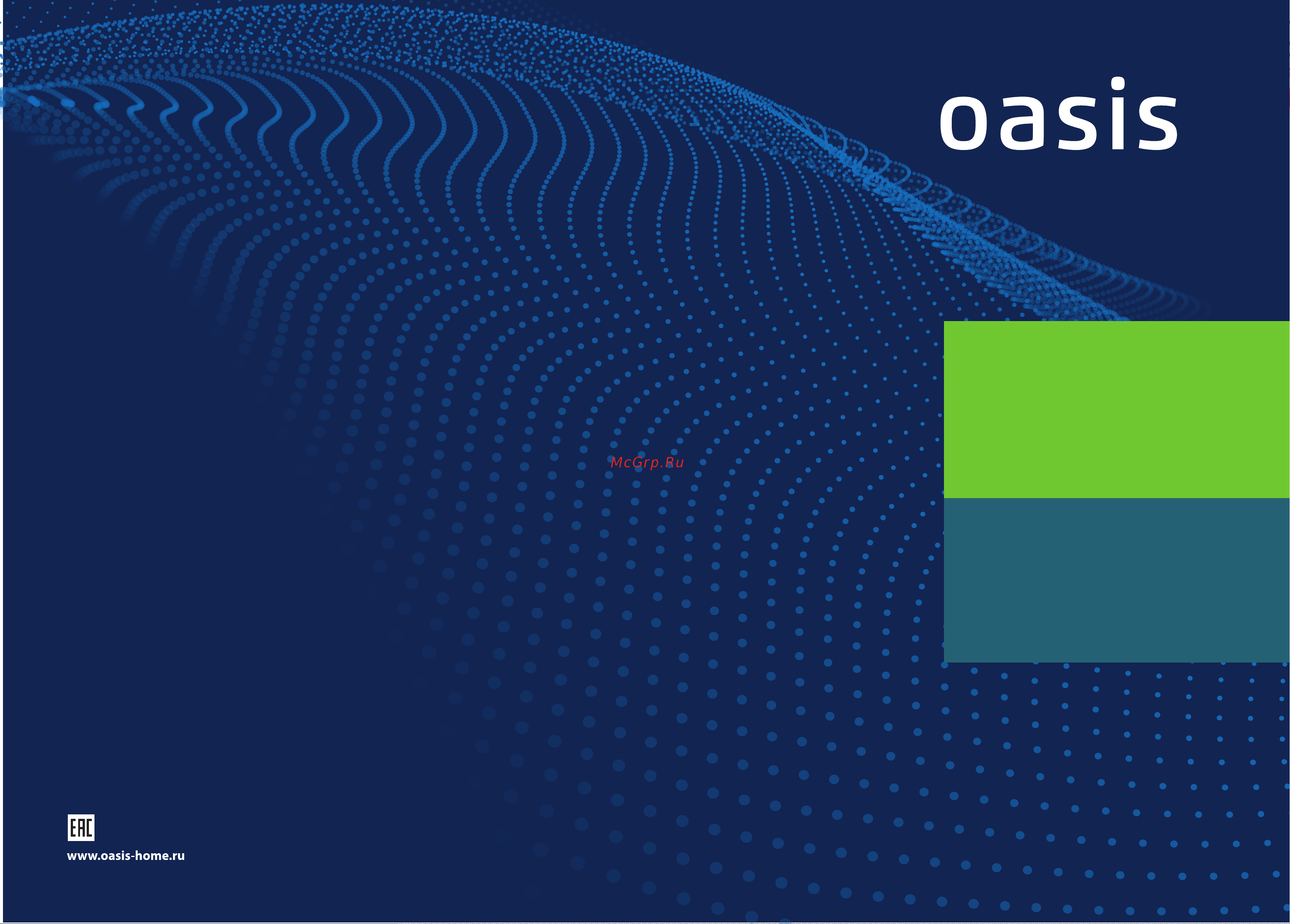 Oasis P-20W Руководство по эксплуатации онлайн