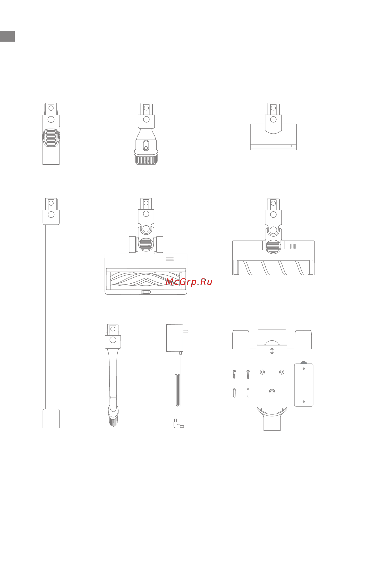 Dreame Cordless Vacuum Cleaner R20 Grey Руководство по эксплуатации онлайн [8/233] 890748