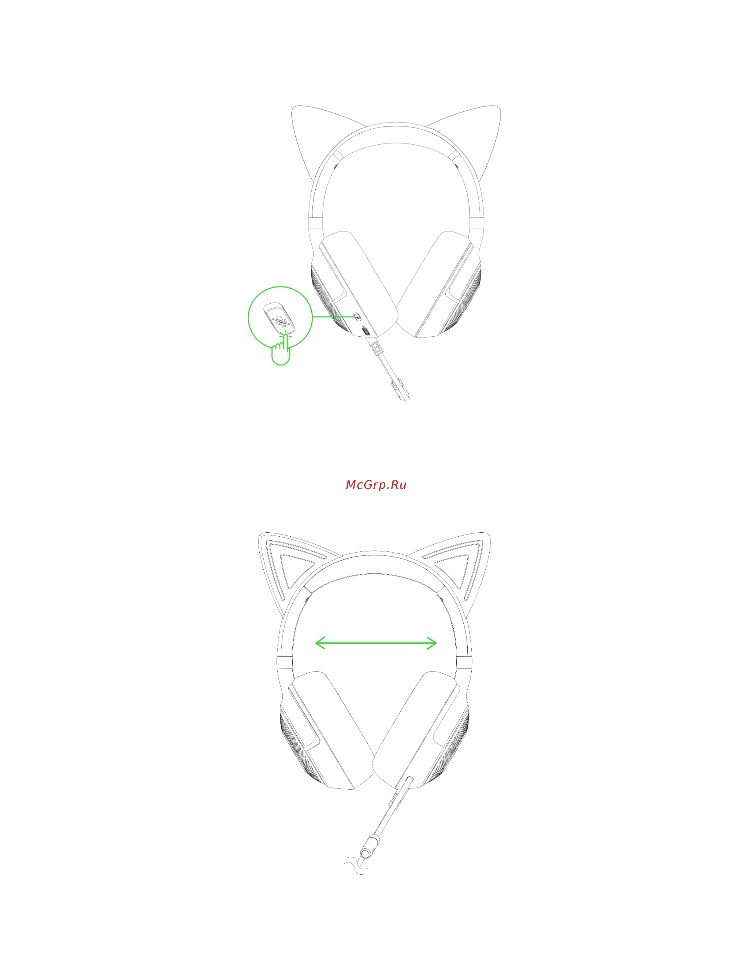 Razer Kraken Kitty V2 Black (RZ04-04730100-R3M1) Руководство по эксплуатации онлайн [10/25] 891093
