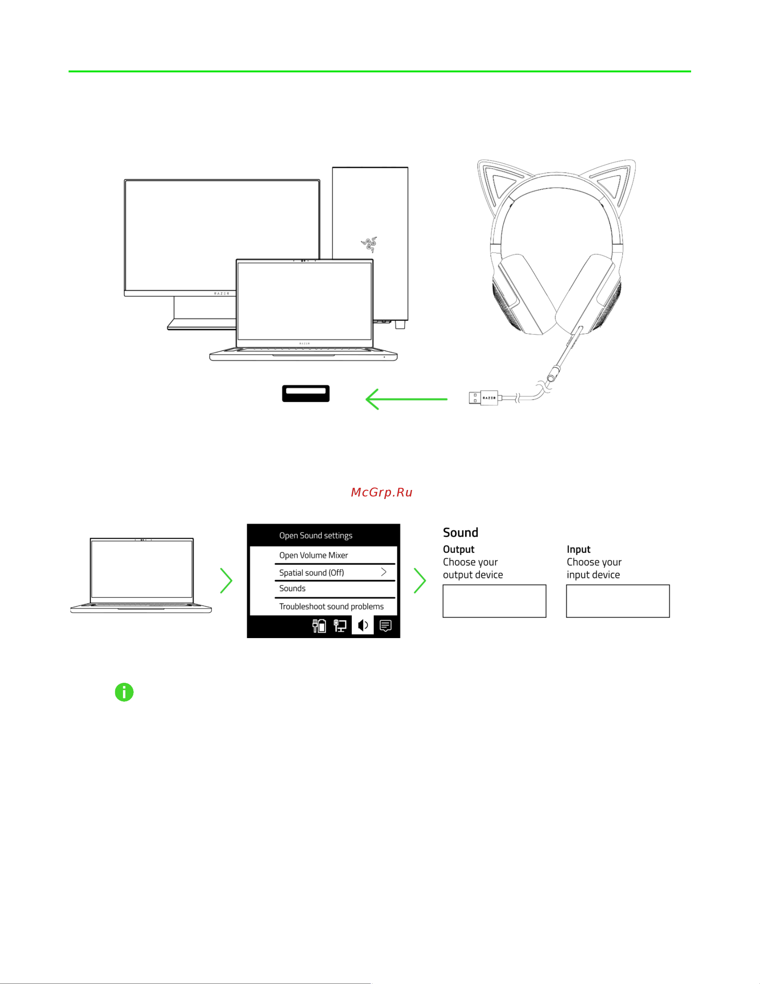 Razer Kraken Kitty V2 Black (RZ04-04730100-R3M1) Руководство по эксплуатации онлайн [7/25] 891093